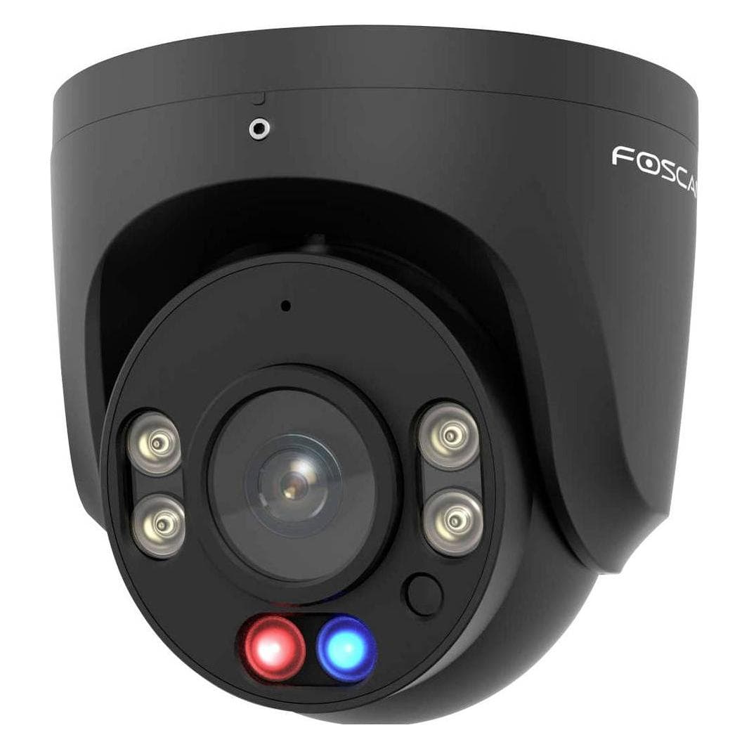 Foscam W5EP-B - Bewakingscamera IP LAN PoE voor buiten (3072 x 1728 Pixels), Netwerkcamera, Zwart