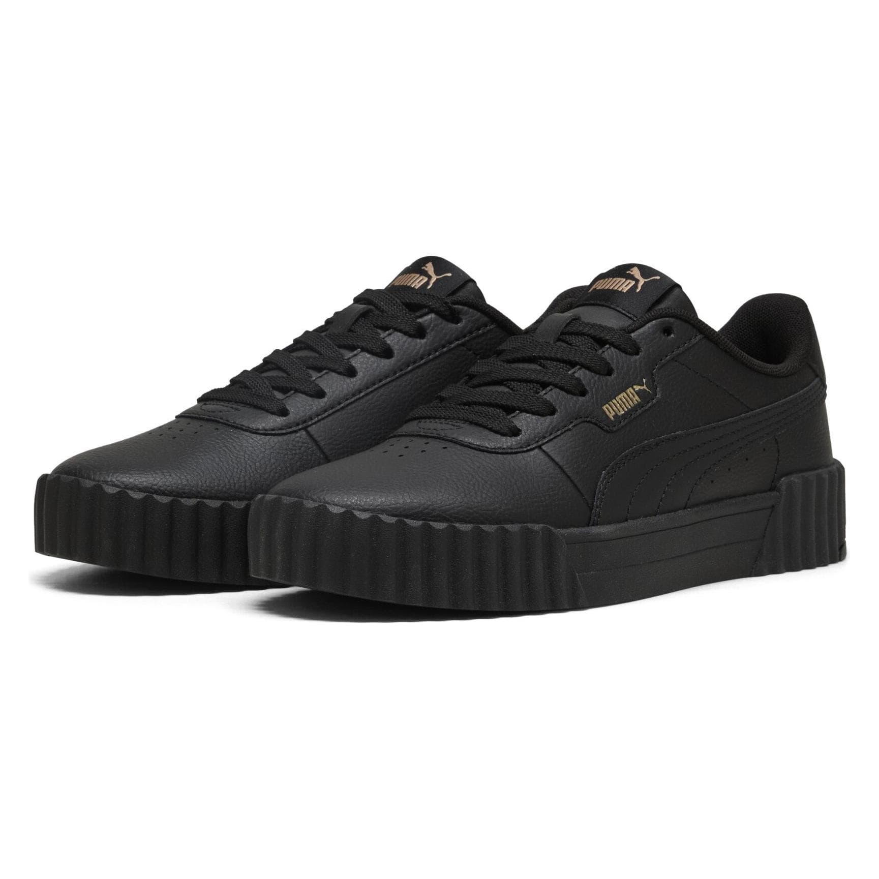 Puma, Women, Sneakers, Carina 3.0, Gold, Black, (38.5)