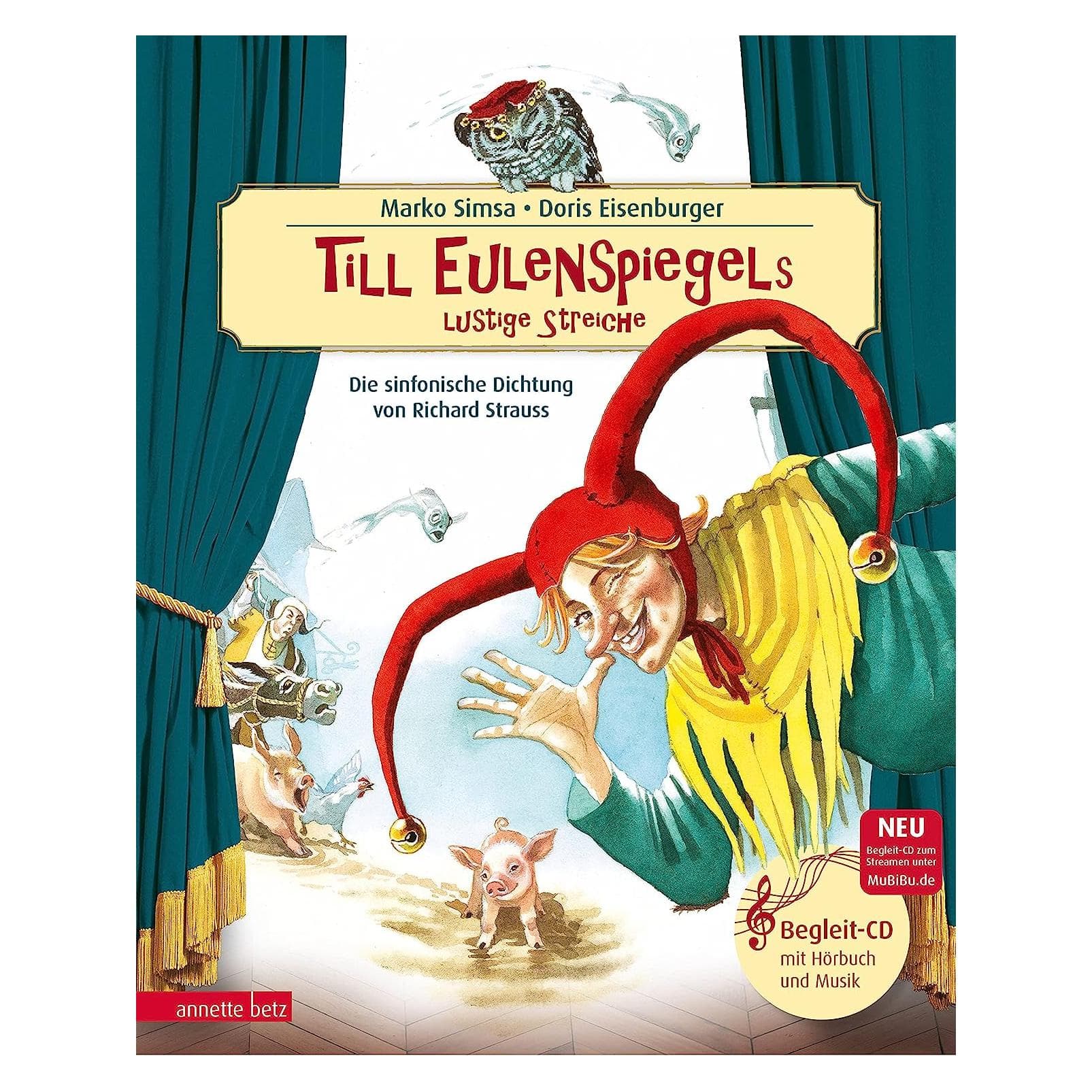 Till Eulenspiegels lustige Streiche, Luisterboeken voor kinderen van Marko Simsa, Doris Eisenburger