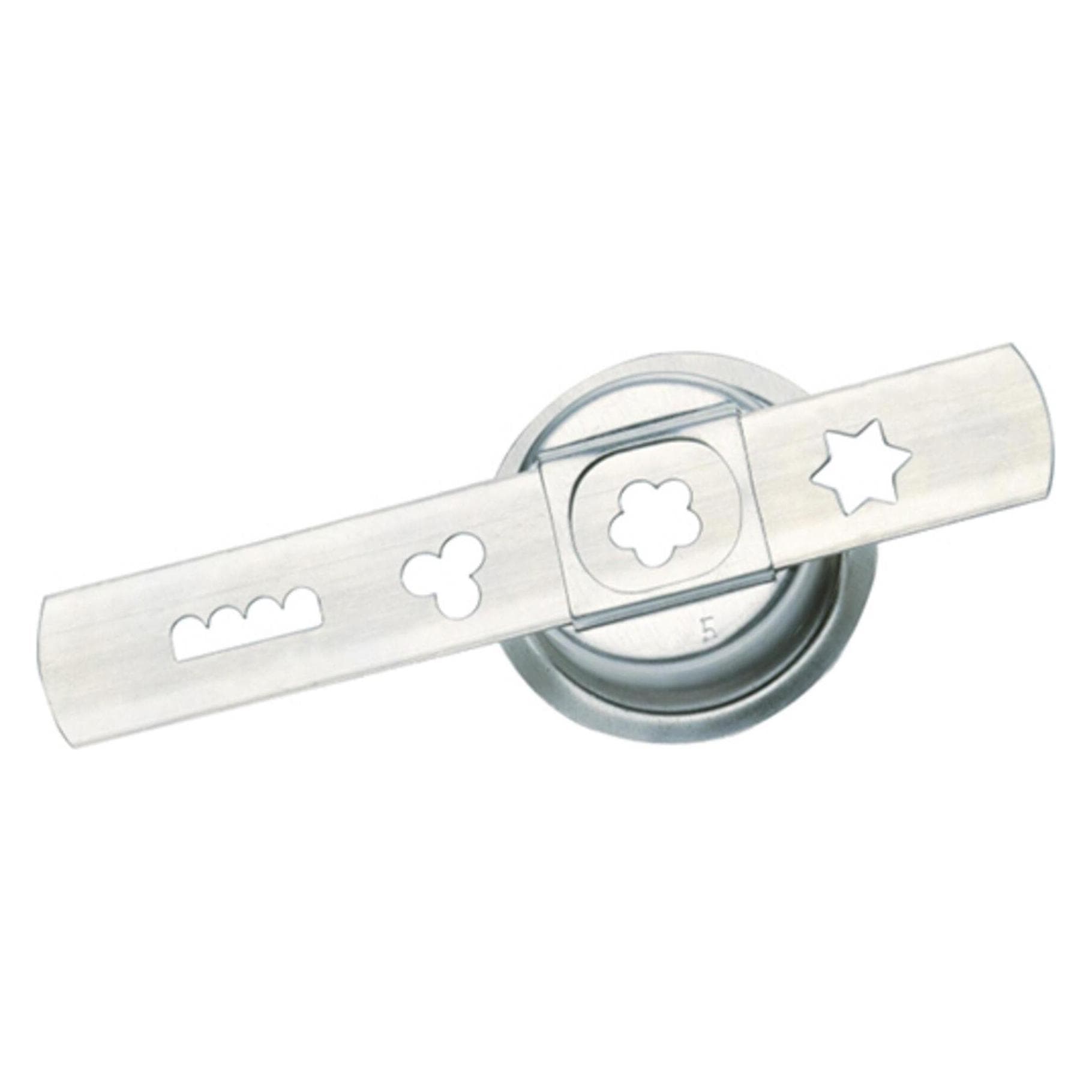 Westmark Spritzgebäckvorsatz, Accessoires voor mengen en snijden, Zilver