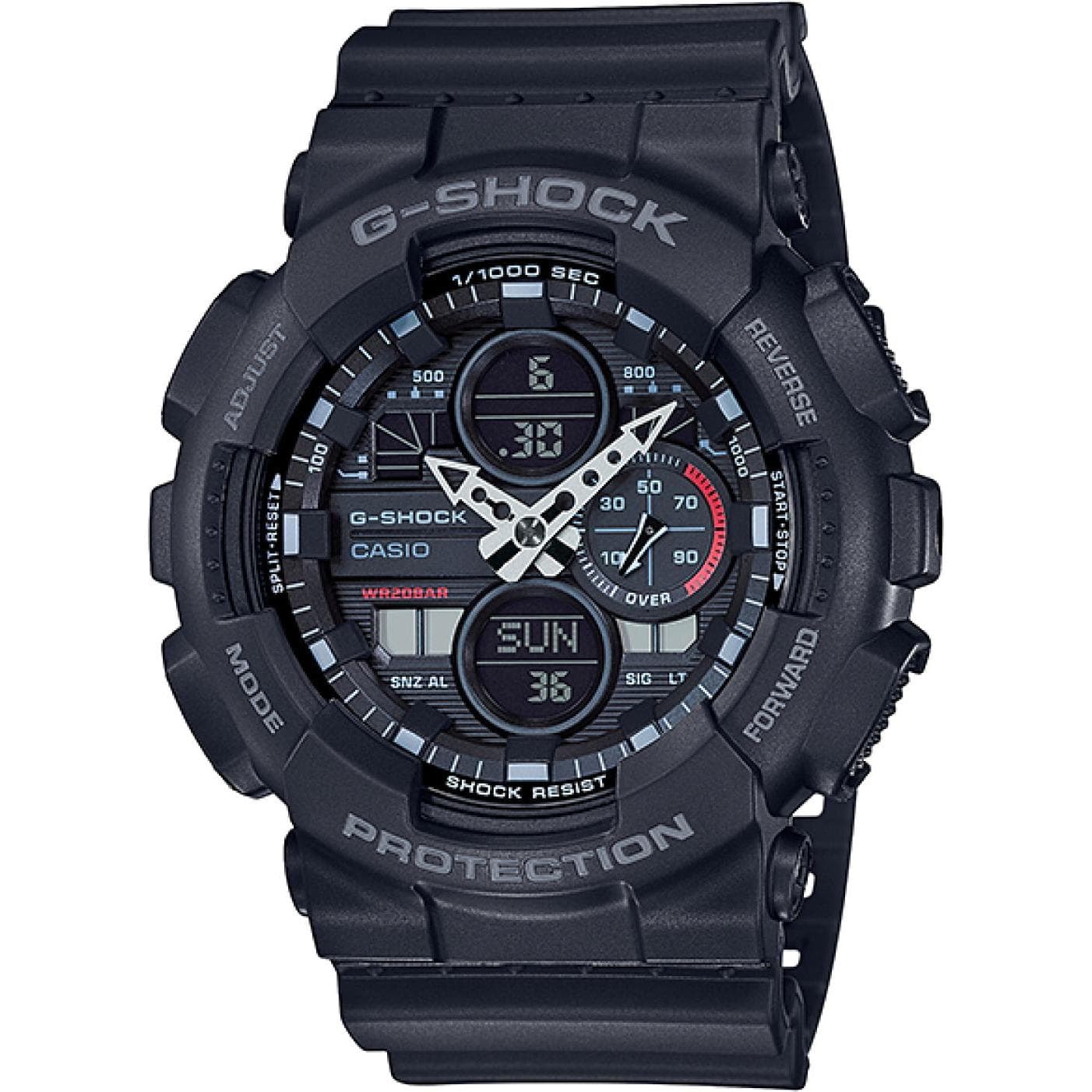 G-Shock, Horloge, Klassiek, Zwart, (55 mm)