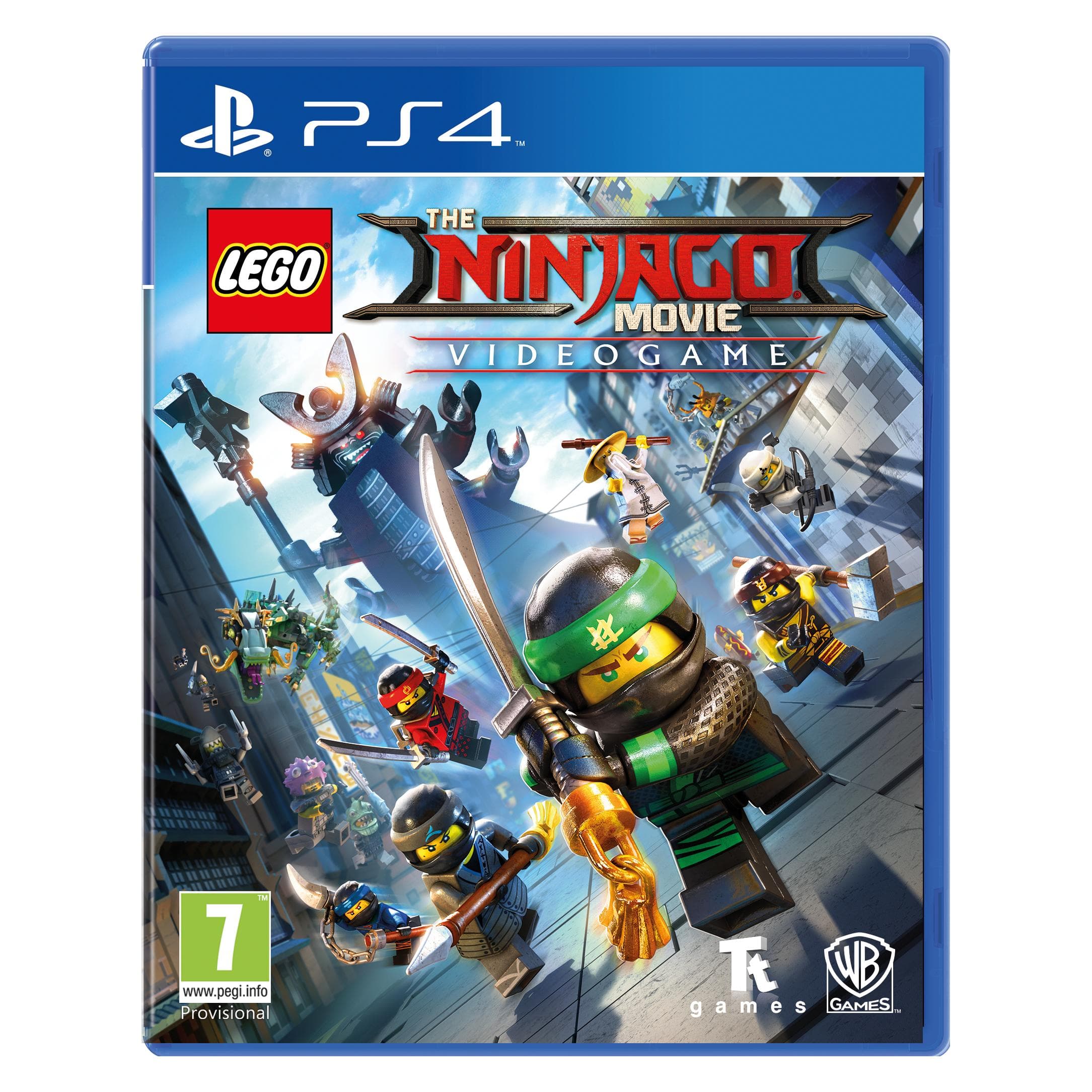 WB, Warner Bros The LEGO NINJAGO Movie videospel standaard PlayStation 4