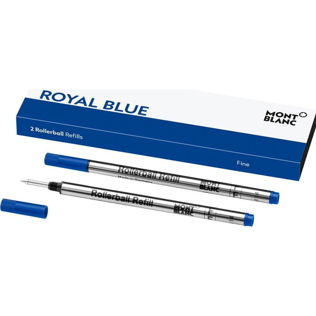 Montblanc, Ink refills + Ink cartridges, Roller cartridges (Blue, 0.50 mm, 2 pcs.)