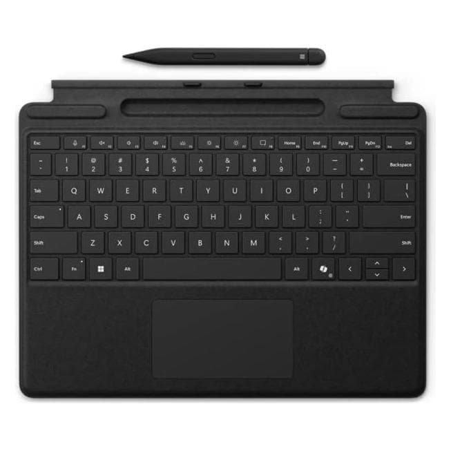 Microsoft Surface Pro Flex Keyboard + Pen Zwart 8YU-00007 (FR, Bedraad), Toetsenbord, Zwart