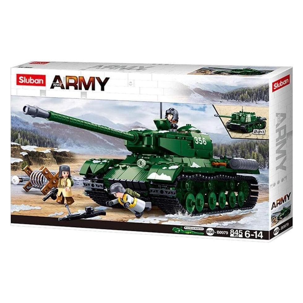 Sluban WWII Heavy Tank 2-in-1