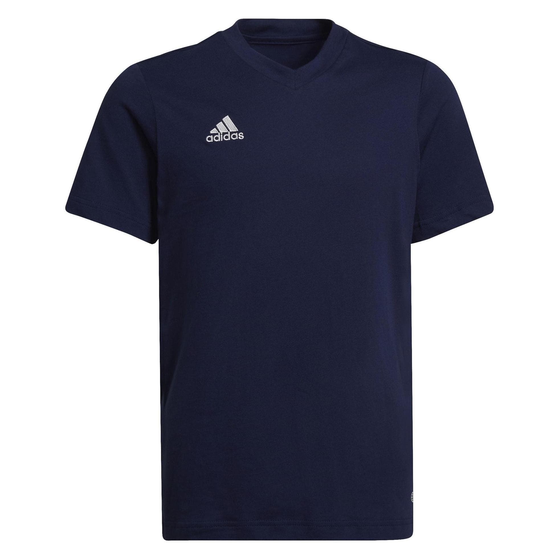 Adidas, Jongens, Sportief shirt, Entrada 22 T-Shirt Kinderen (128), Zwart, Blauw, 128