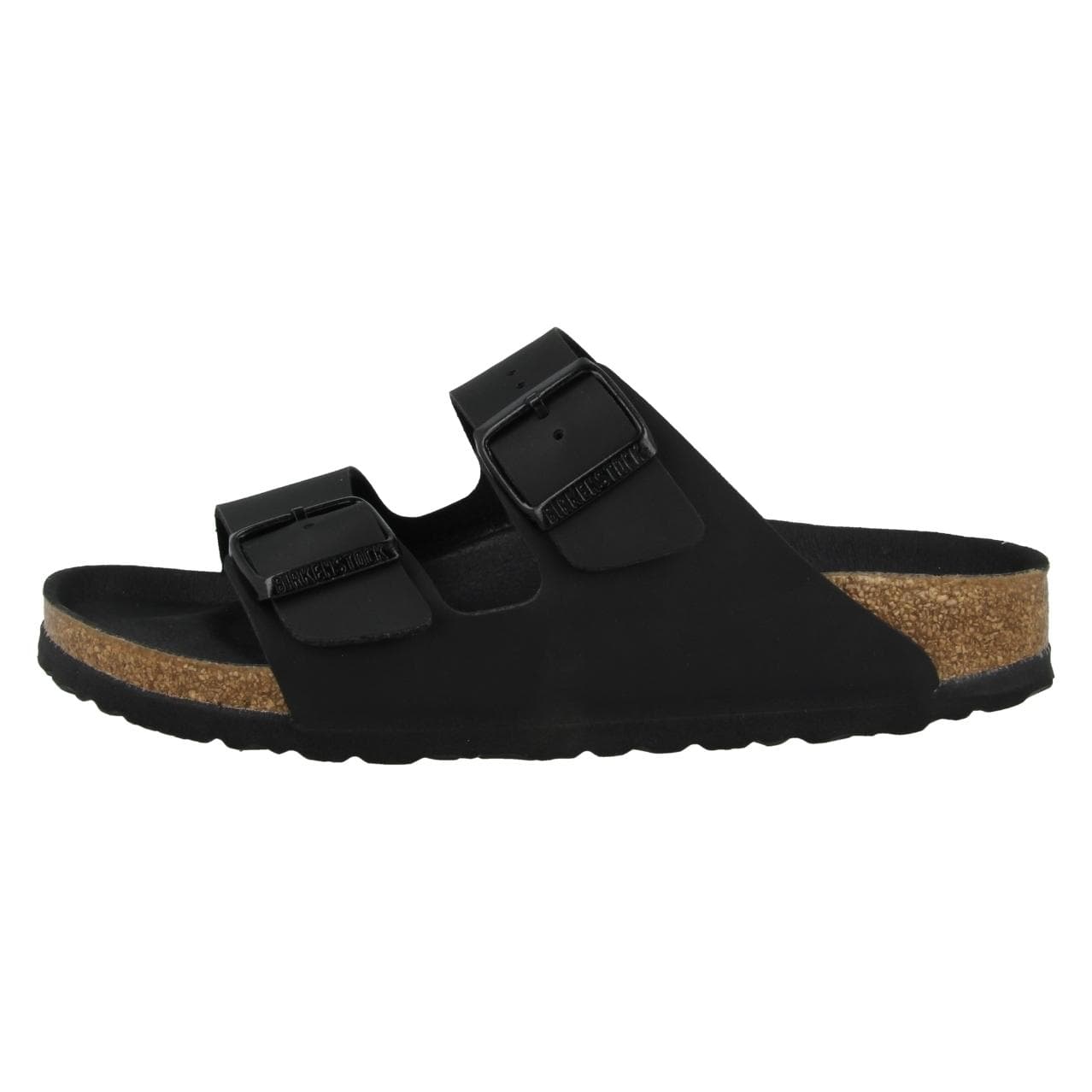 Birkenstock, Unisex, Sandalen, Arizona Birko-Flor smal, Zwart, (37)
