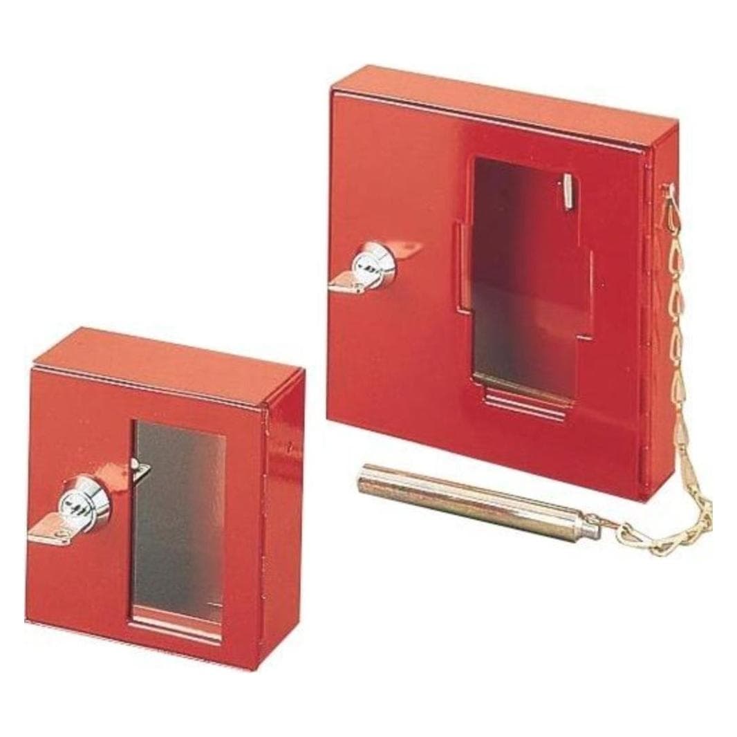 Magni, Sleutelkluizen + sleutelkastjes, Formaat 4332163437949 - Noodsleutelkastje met clip 150x150x40mm