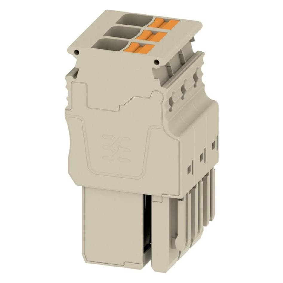 Weidmüller Stekker, Elektronica benodigdheden + Behuizing, Beige
