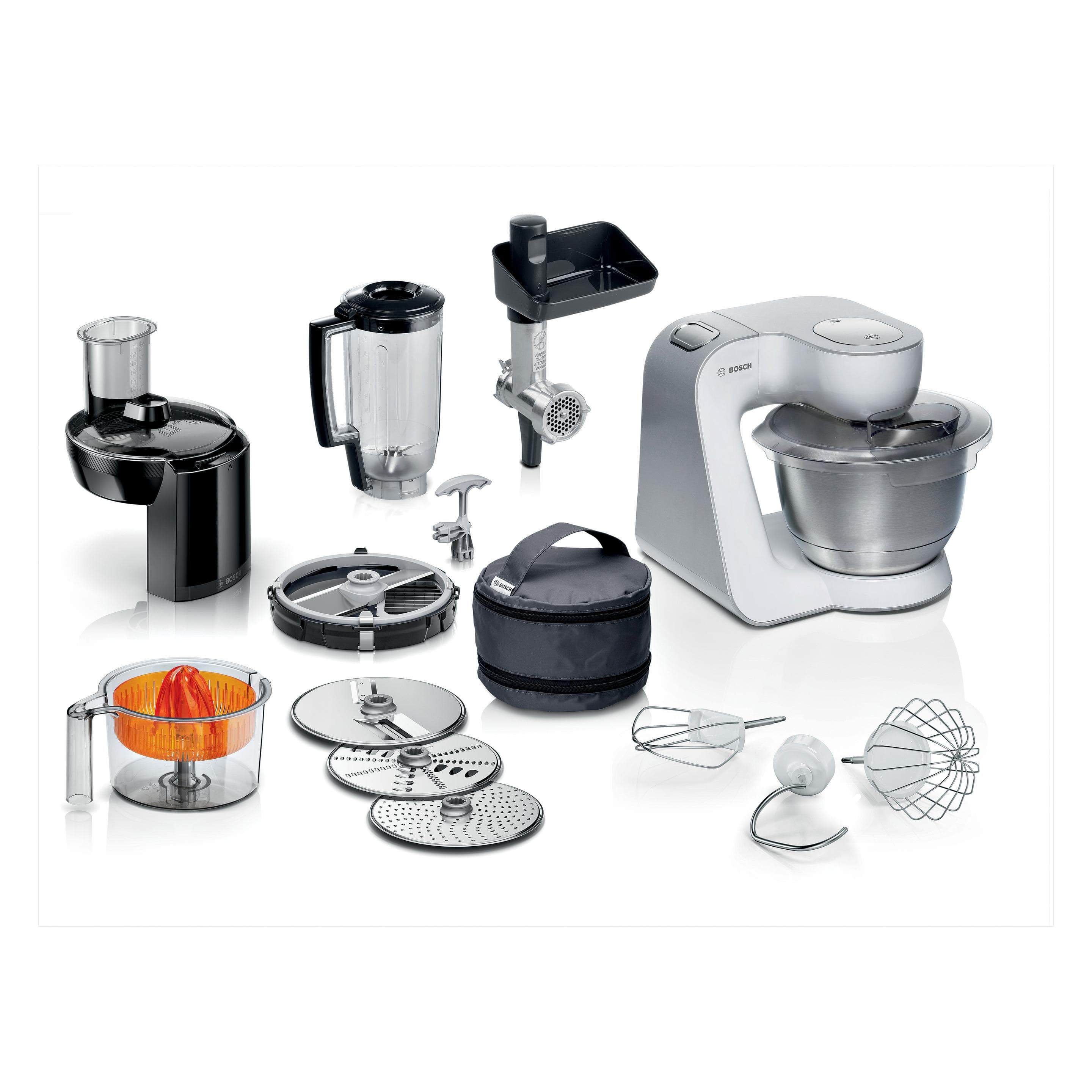 Bosch Hausgeräte Serie 4 MUM58251, Kitchen machines, Silver, White