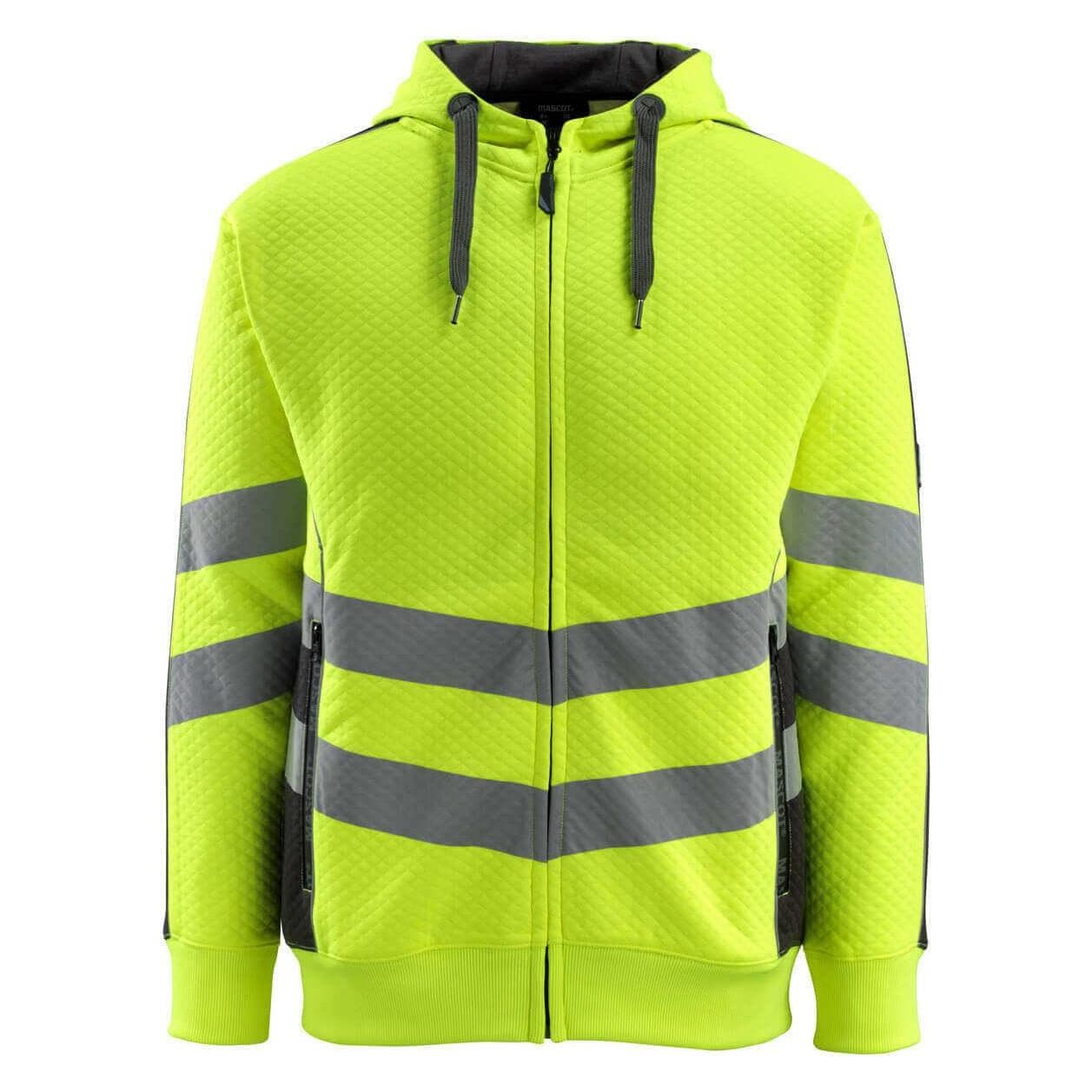 Mascot, Mannen, Shirt, Corby Sweatshirt met Rits, Geel, (L)