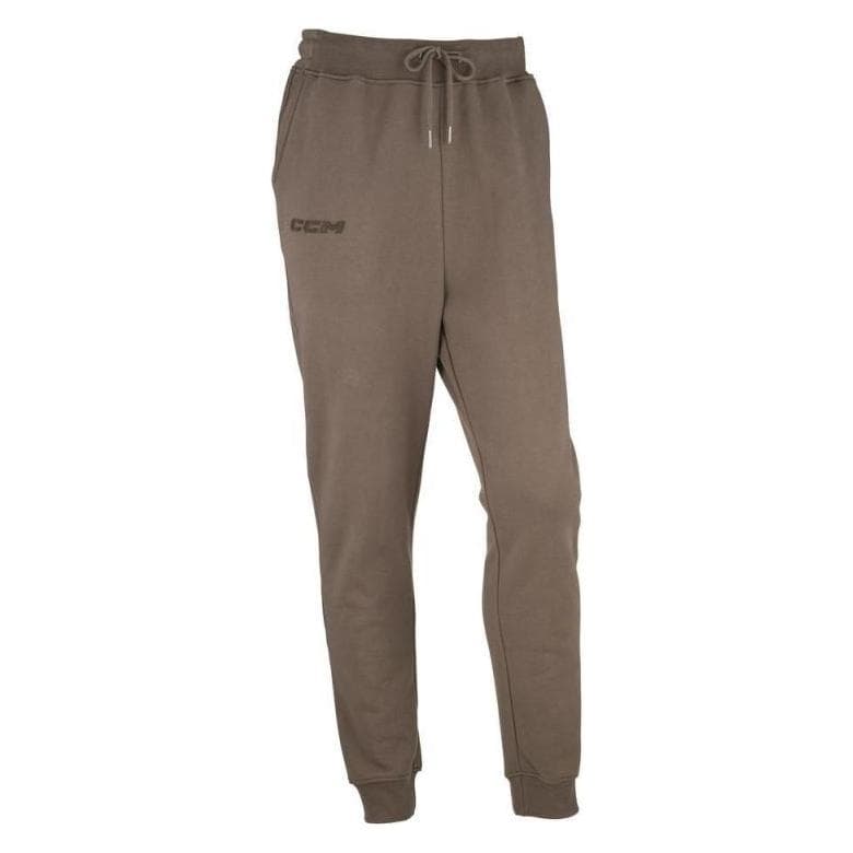CCM, Mannen, Sportbroek, Core Fleece Cuffed Jogger (S, Temno siva (antraciet)) (S), Grijs