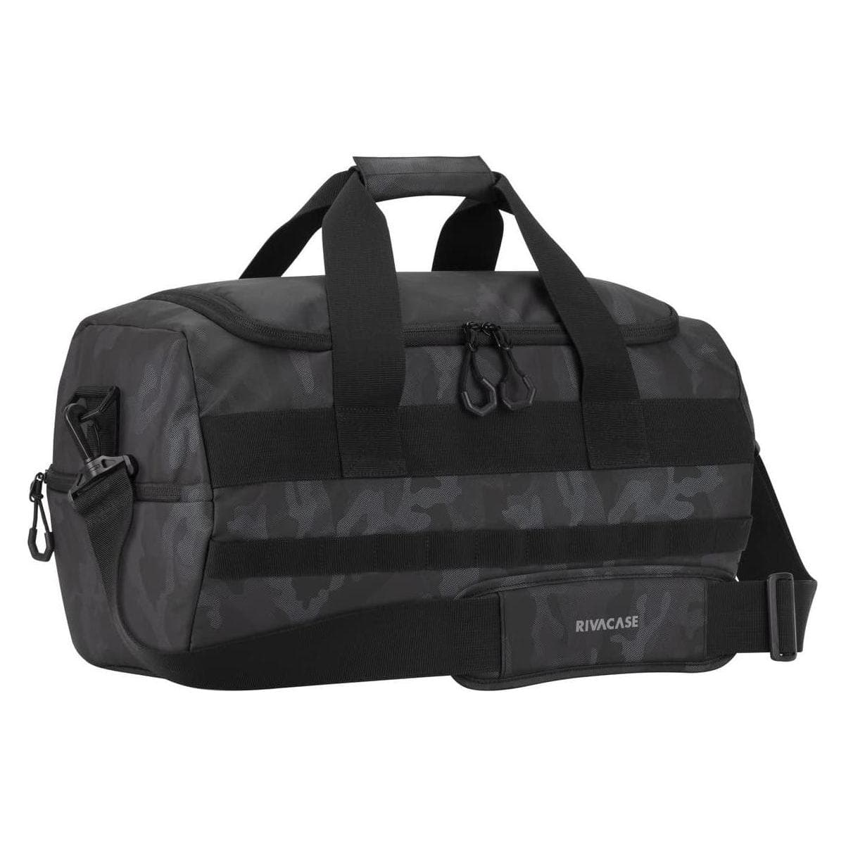 Rivacase, Tas, Reistas Sherwood 60L camo 7643, Grijs, Blauw, Veelkleurig, Zwart, (60 l)