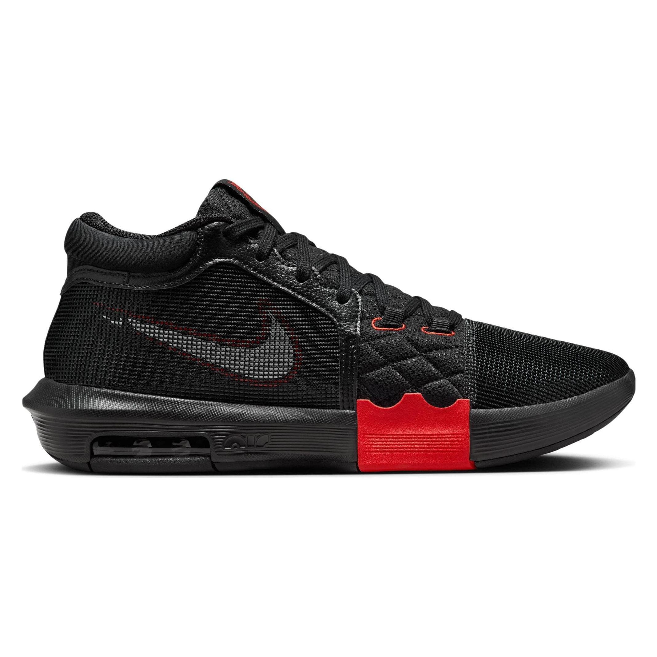 Nike, Mannen, Indoor schoenen, Lebron Witness VIII basketbalschoenen (41), Wit, Zwart, Rood