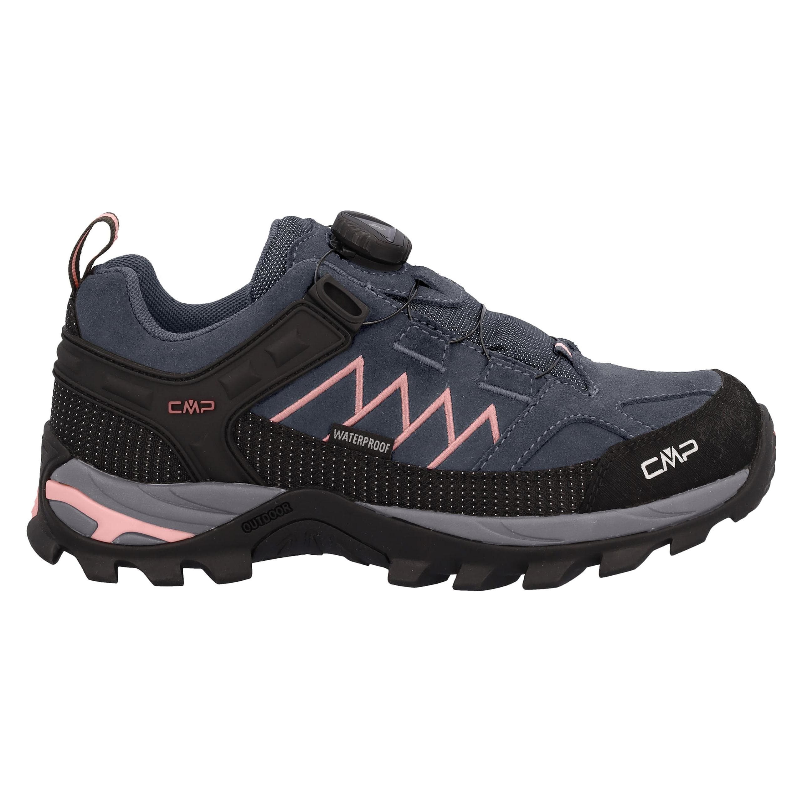 CMP Campagnolo, Vrouwen, Wandelschoenen, Rigel Low Fitgo WP (39), Roze, Grijs, Blauw