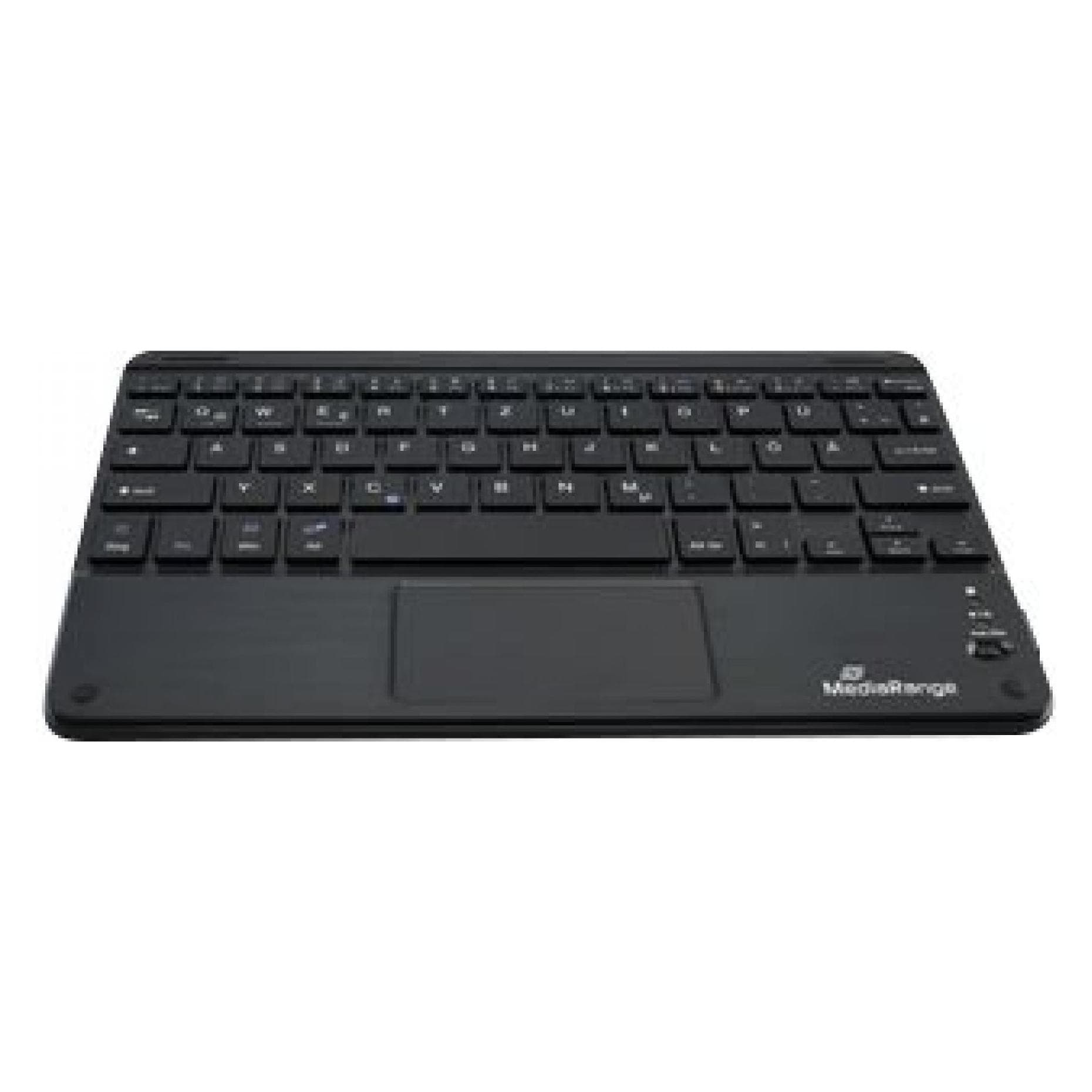 MediaRange MROS130 Toetsenbord Bluetooth QWERTY Duits (DE, Draadloze), Toetsenbord, Zwart