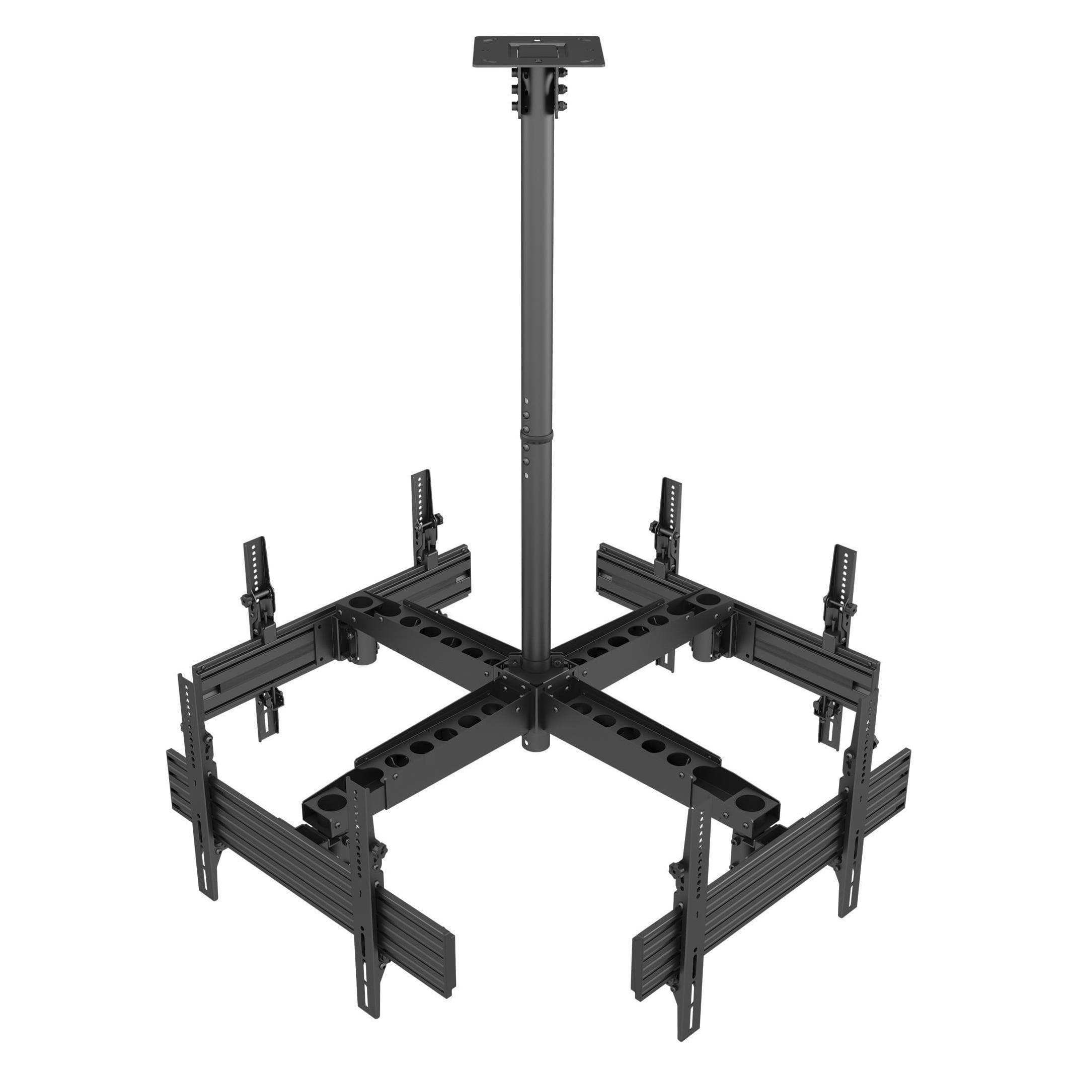 equip Pro - Klammer - Kunststoff, Aluminium, Stahl - Schwarz - Bildschirmgrösse: 81.3-1 (Decke, 65"), Monitor Halterung, Schwarz