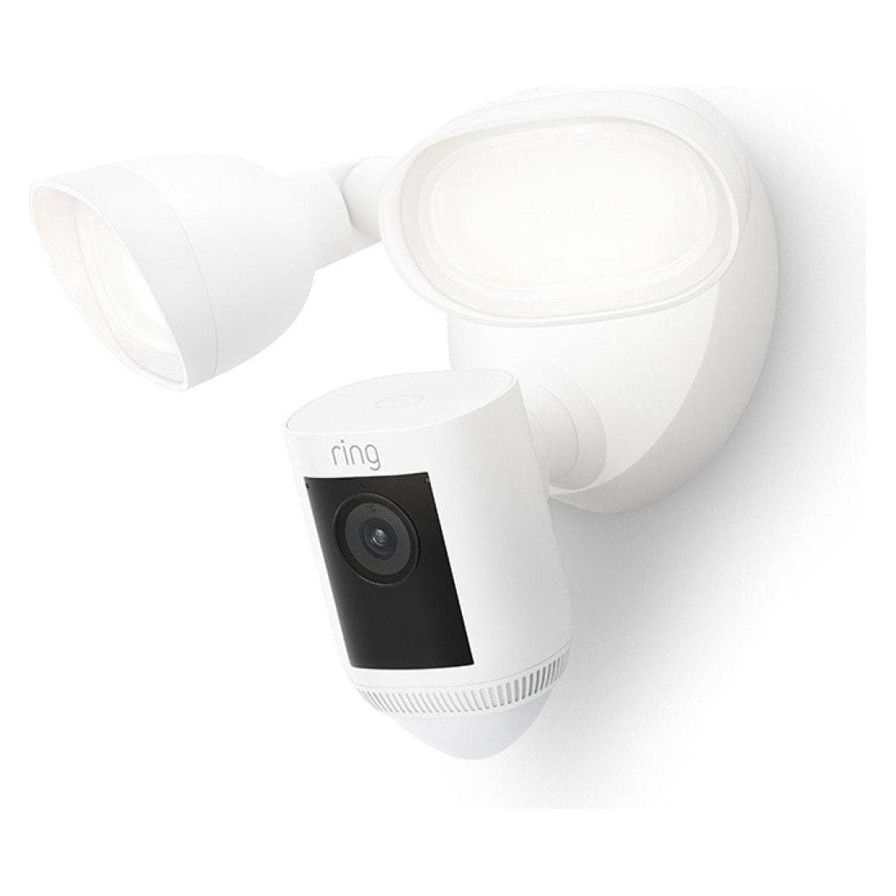 Ring Floodlight Cam Wired Pro (1920 x 1080 Pixels), Netwerkcamera, Wit
