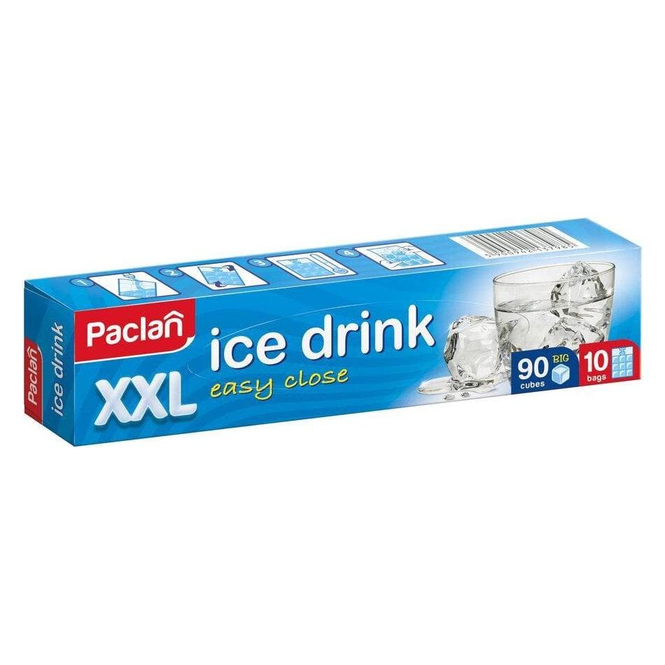 Paclan XXL Eiswürfelbeutel, IJsvormpjes, Transparant
