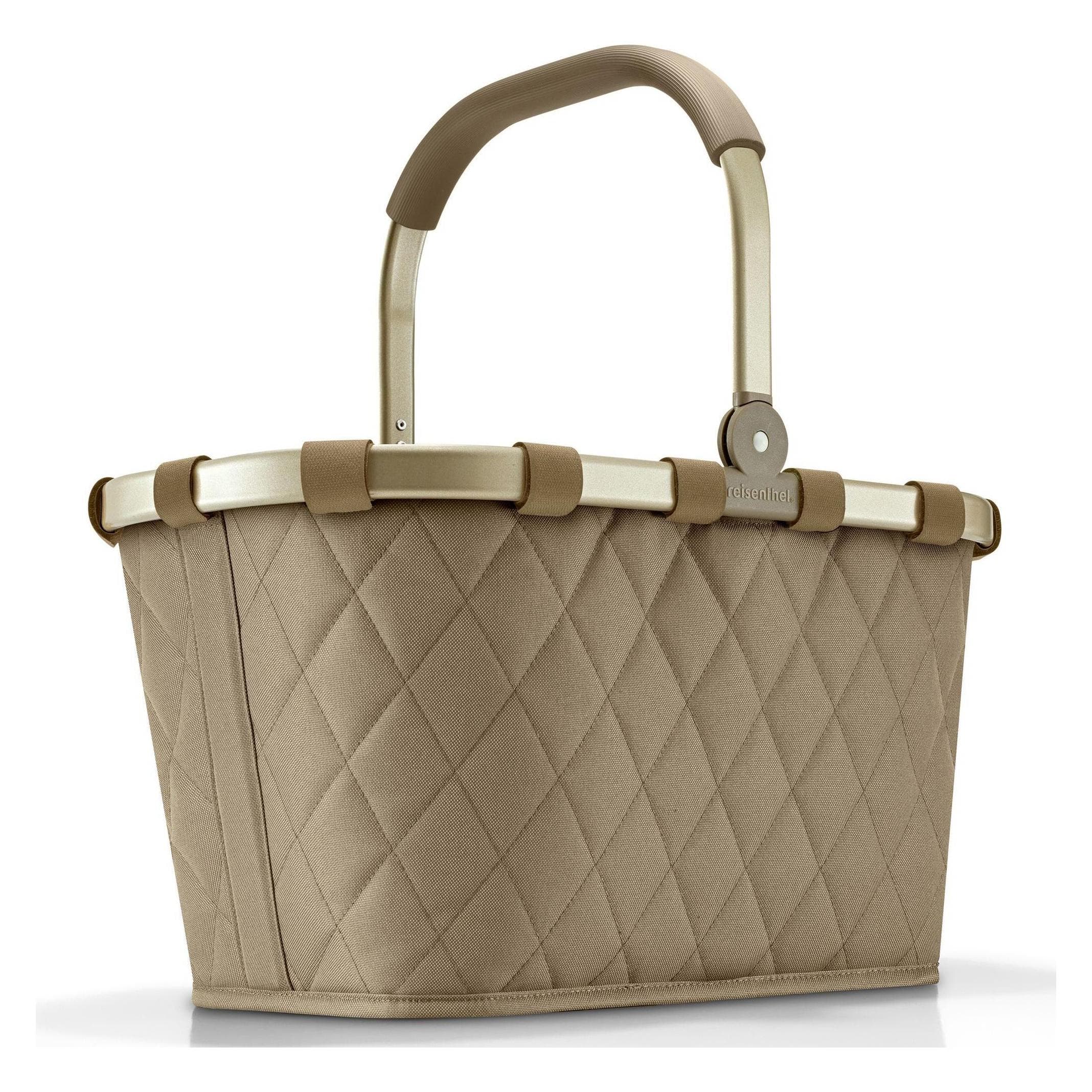reisenthel, Hulp bij het winkelen, Boodschappenmand Draagtas Ruitje Olijf, Groen, Veelkleurig, Bruin, Beige