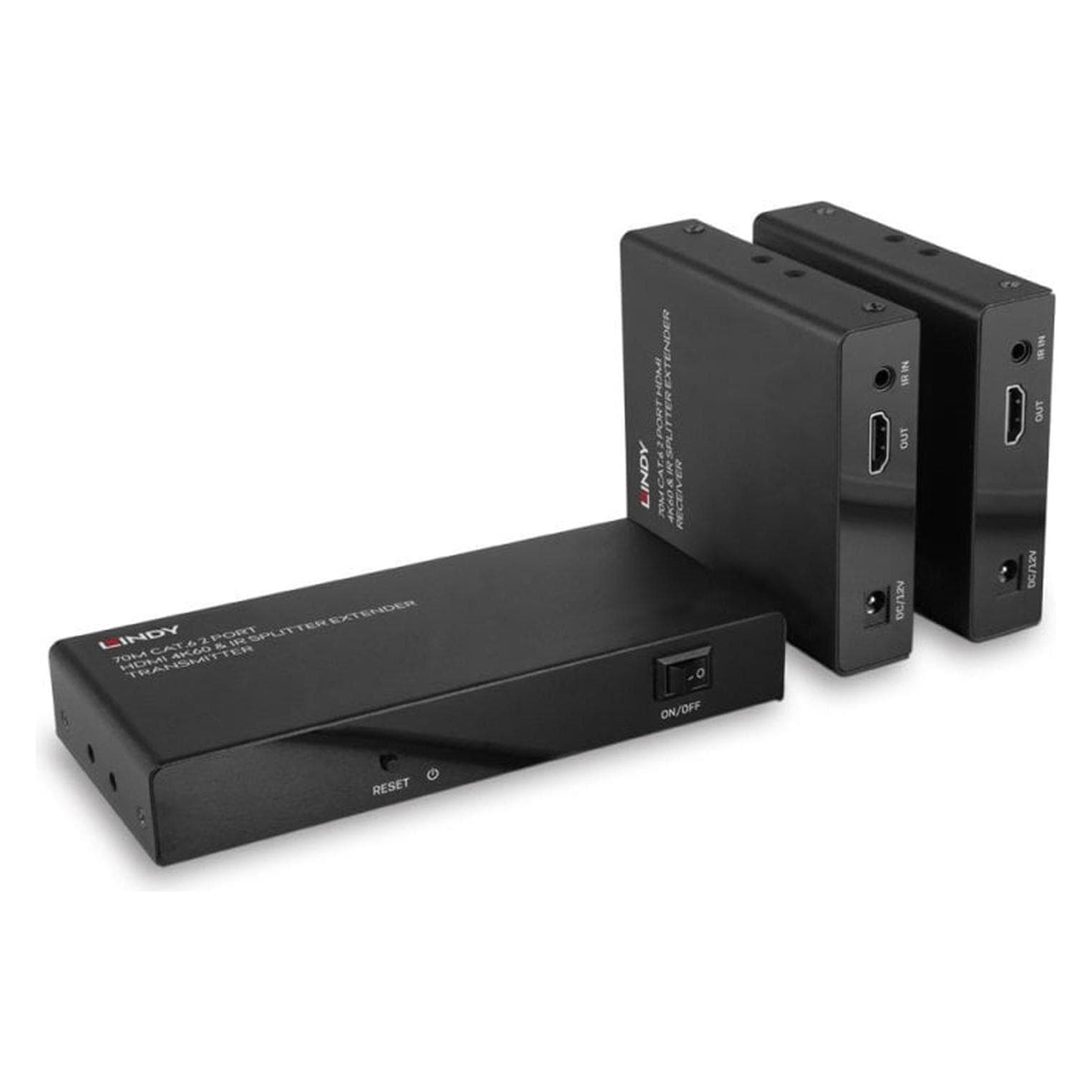 Lindy 70m 2 Port Cat.6 HDMI 4K60 Splitter Extender, Schakeldoos