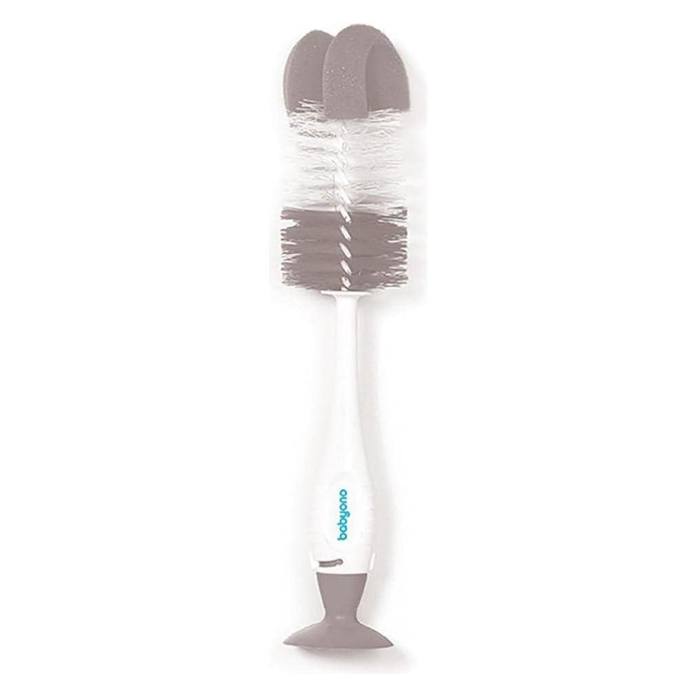 Babyono, Accessoires voor babyflessen, 728/04 Shoe and Clothes Brush with Vacuum - Grey