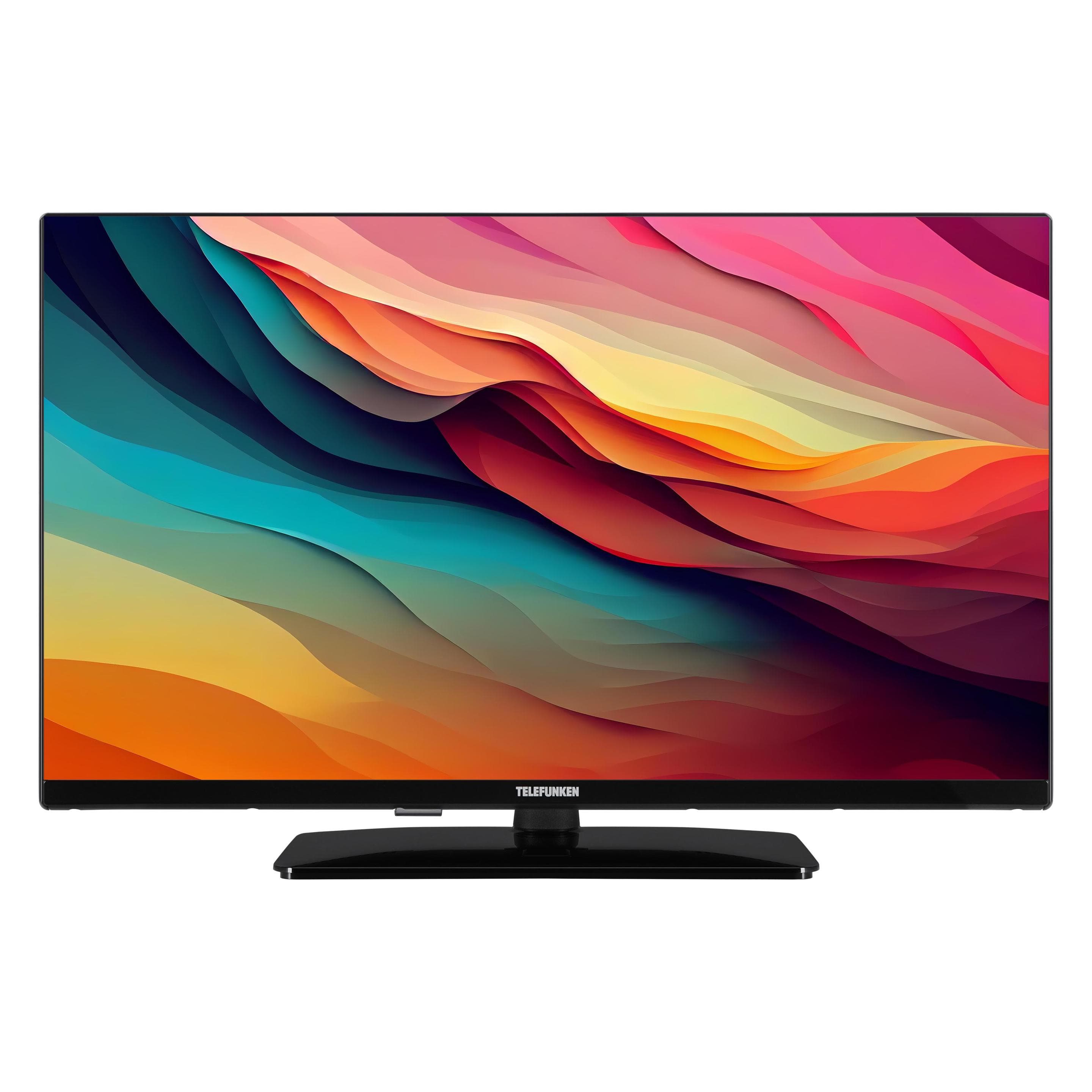 Telefunken XH32N750M (80 cm (32 Zoll), schwarz, WXGA, Triple Tuner, Mediaplayer) (32", LED, HD, DE), TV, Schwarz
