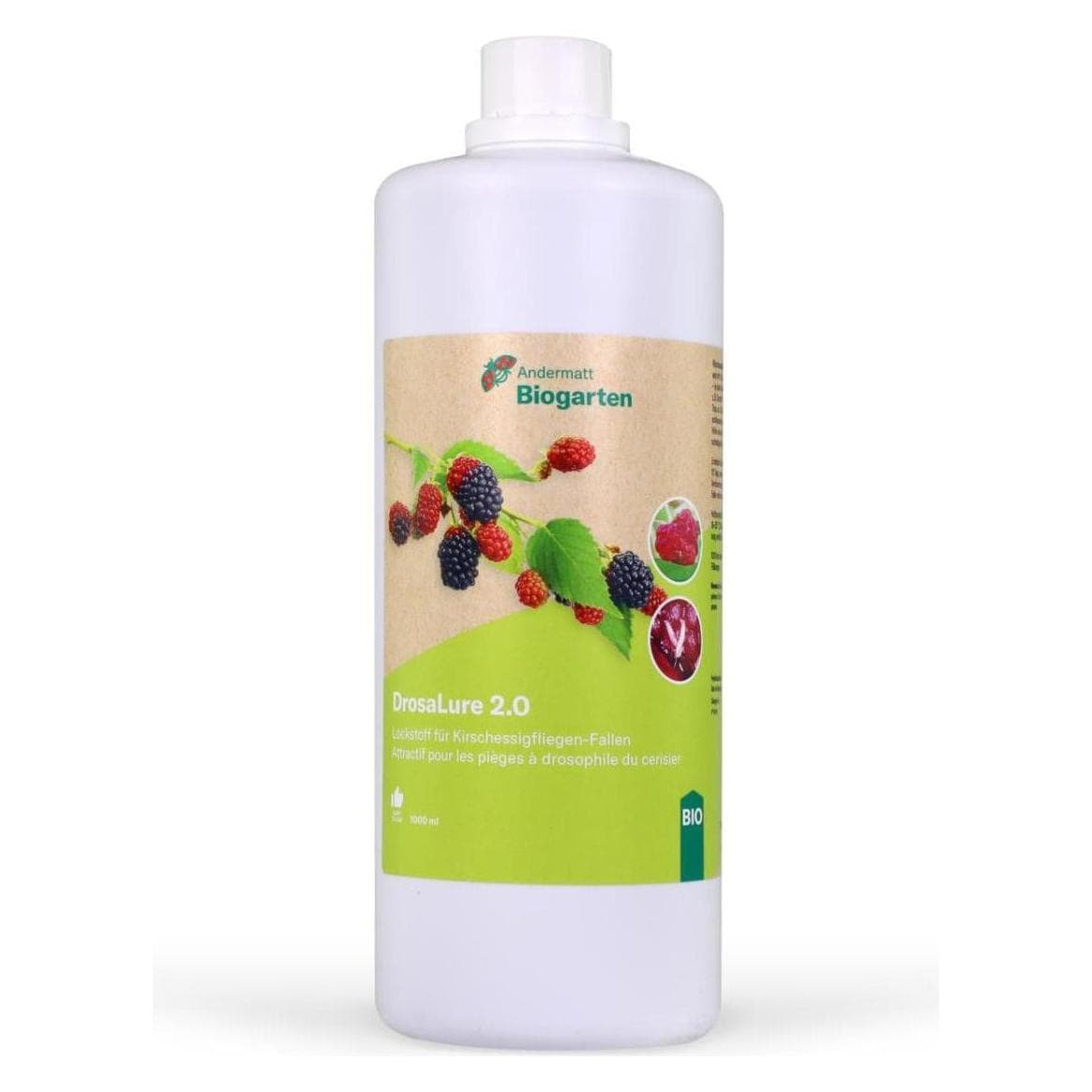 Canderel, Dierenval, Andermatt Biogarten DrosaLure 2.0 (1 Liter)