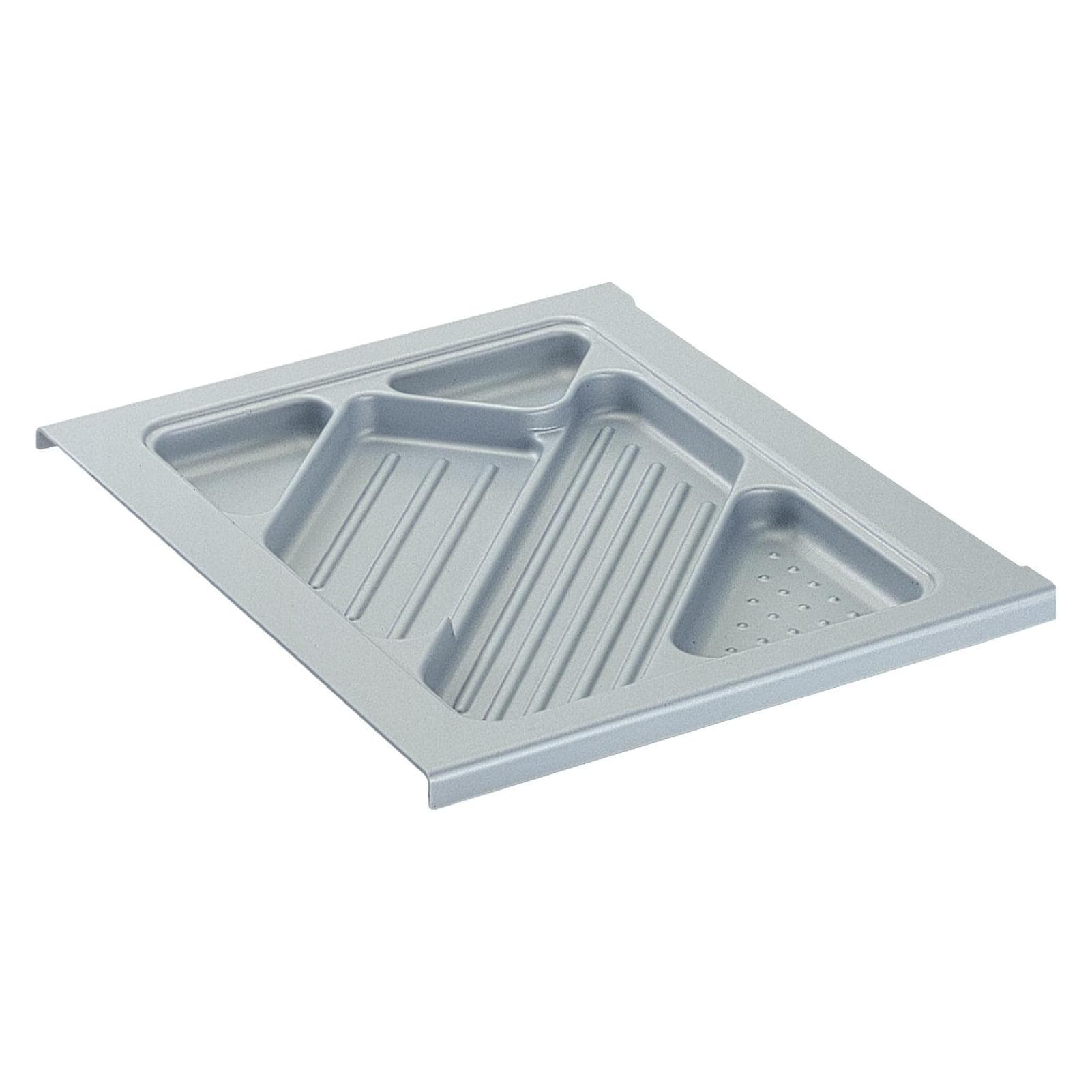 Hettich, Meubilair, Systema Top 2000 materiaallade, EB 392 mm, aluminium afwerking (1 Pcs.)