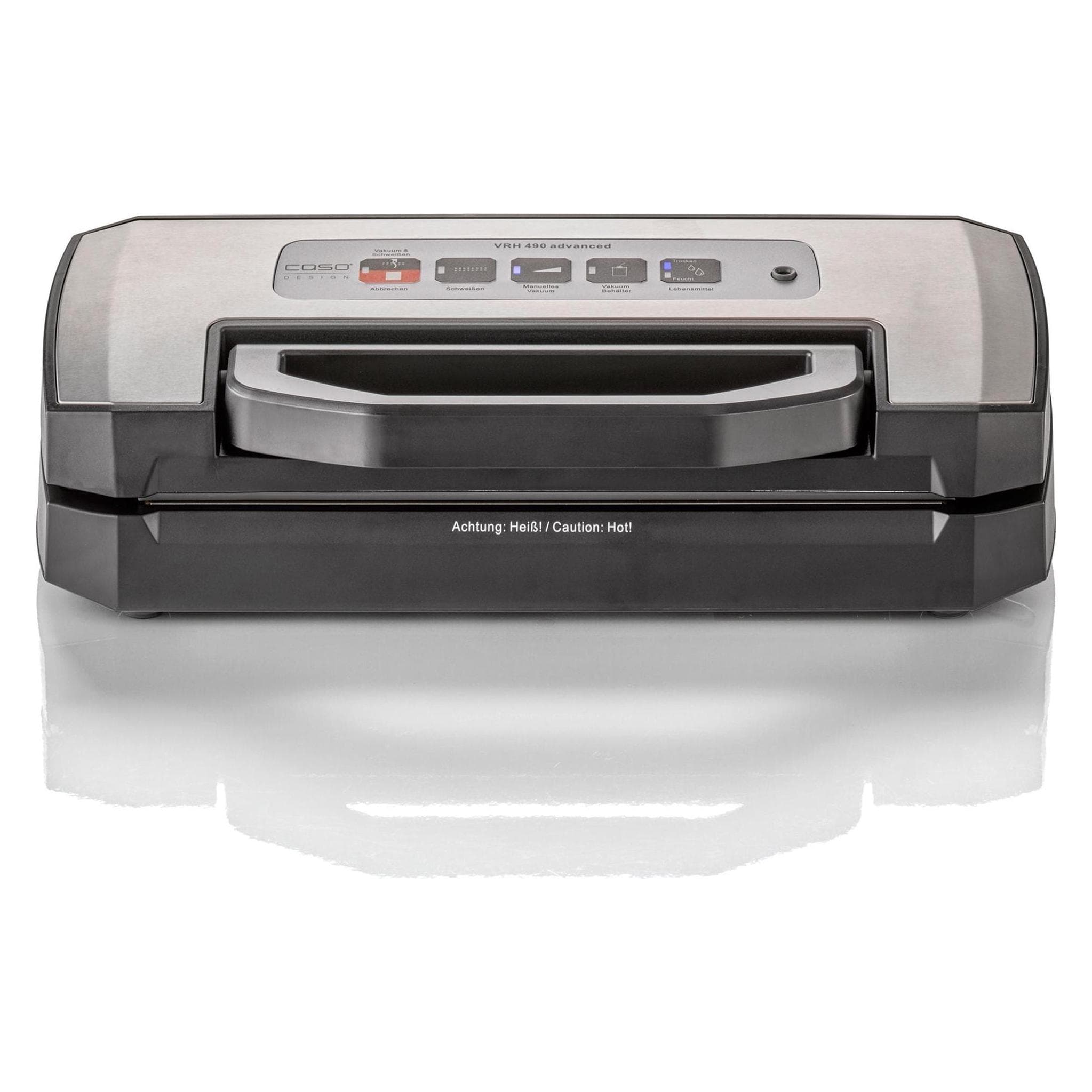 Caso VRH 490 gevorderd, Vacuüm sealer, Zwart