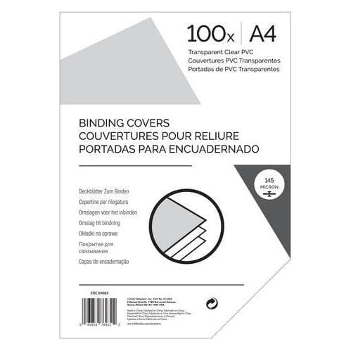 Markenlos, Lamineerfilm, Afdekvellen 69065 DIN A4 PVC (polyvinylchloride) 140-145 micron Transparant (A4, 145 µm)