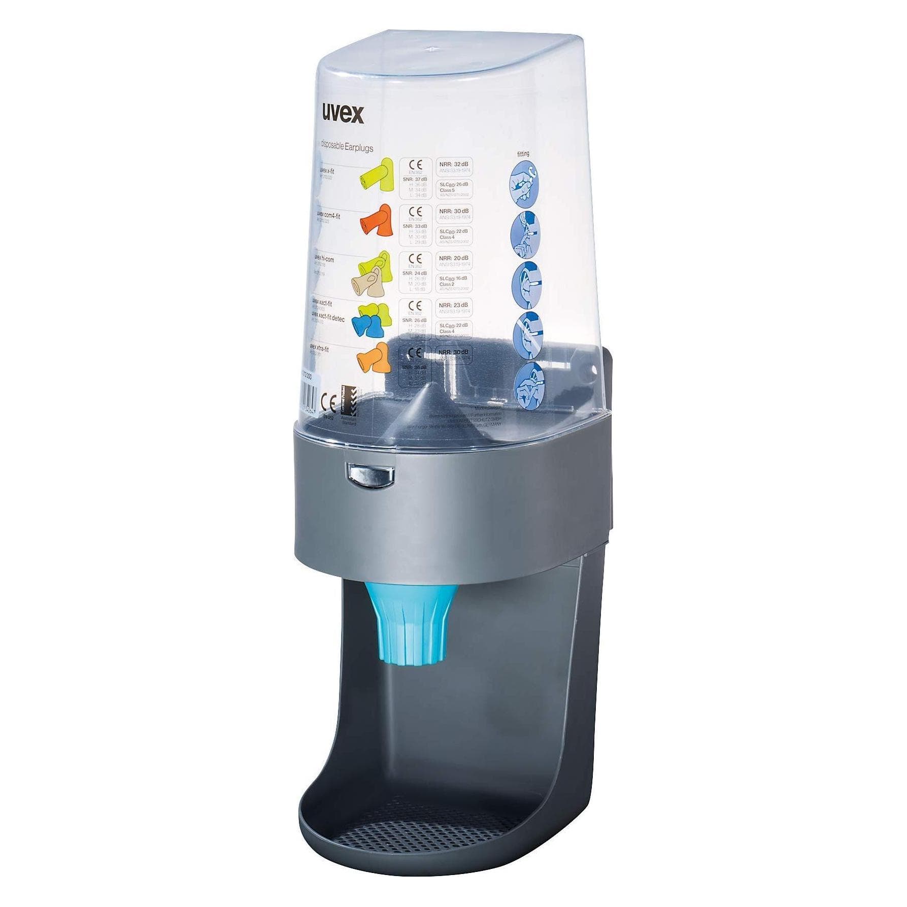Uvex, Hearing protection, Hearing protection plugs wall dispenser empty one 2 click (1x)