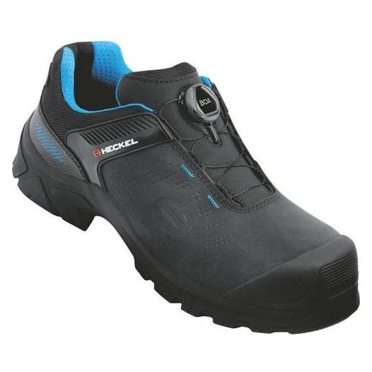 Heckel, Werkschoenen, MACSOLE ADVENTURE 3.0 lage schoenen S3 67372 zwart, blauw wijdte 10 maat 46 (S3, 46)