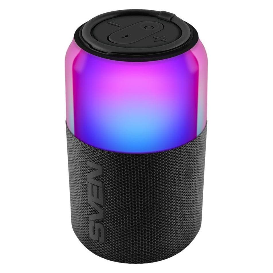Sven Tragbarer Lautsprecher PS-130, rot, Ausgangsleistung 10 W (RMS), TWS, Bluetooth, USB, Lithium-Akku (24 h), Bluetooth Lautsprecher, Rot
