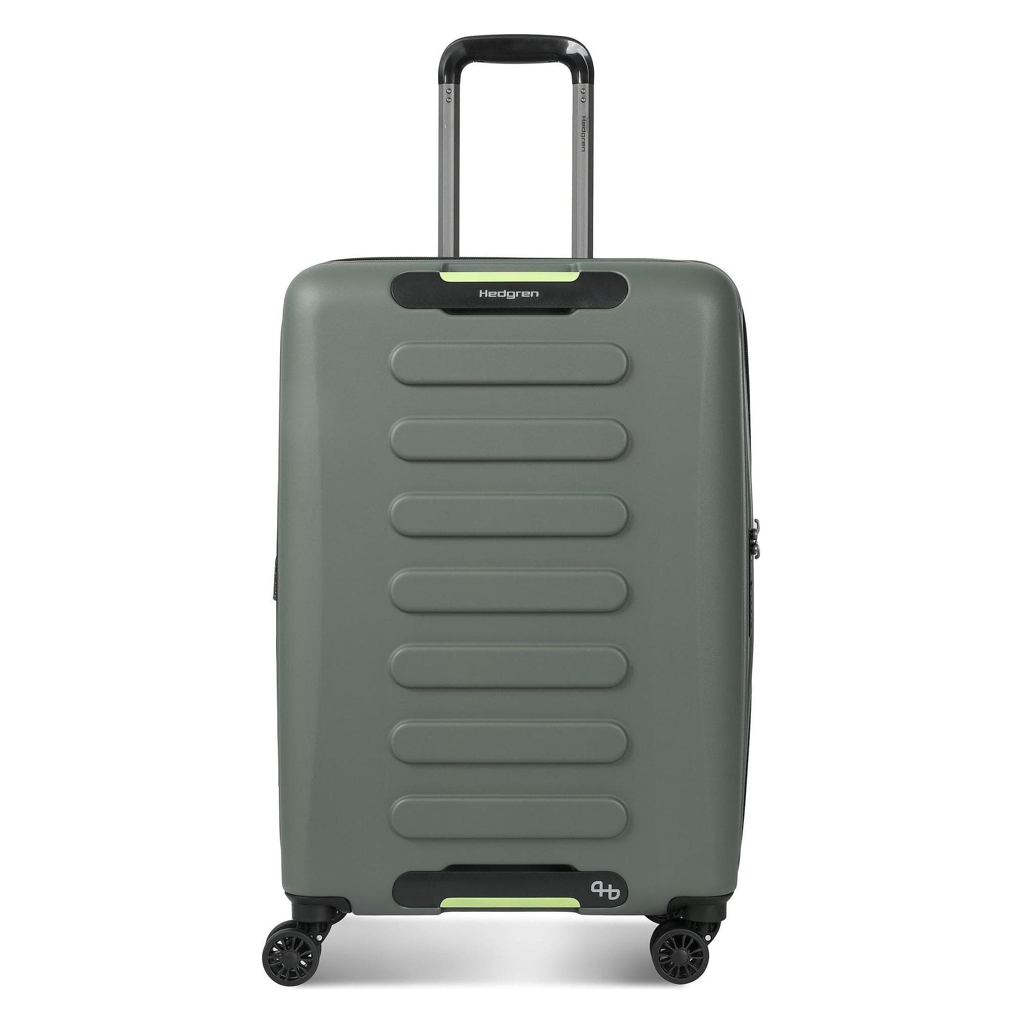 Hedgren Comby 4 Rollen Trolley 65 cm mit Dehnfalte, Koffer, Groen
