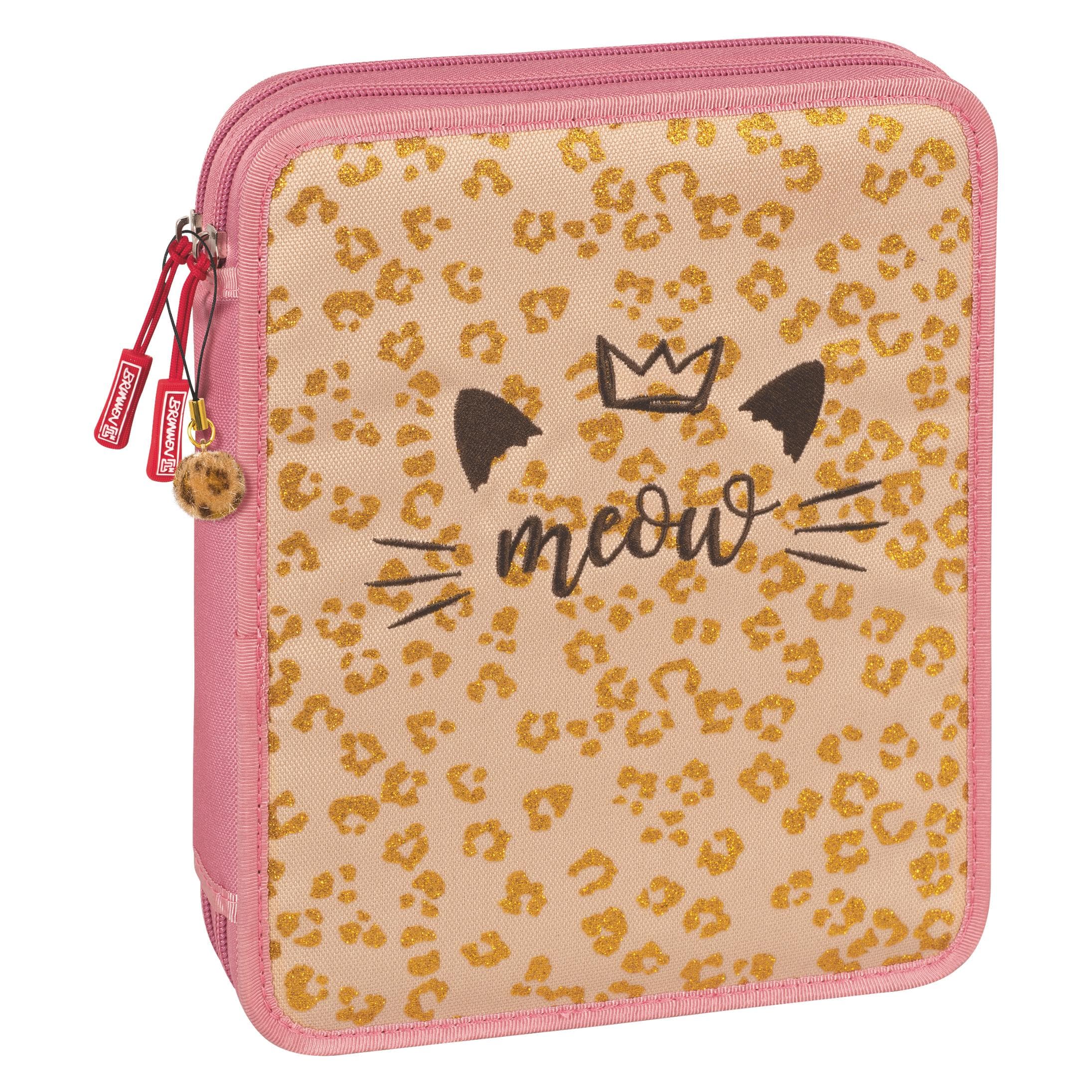 Brunnen, Etui, Federmäpp.XXL Sweet Wild Cat.1049126942