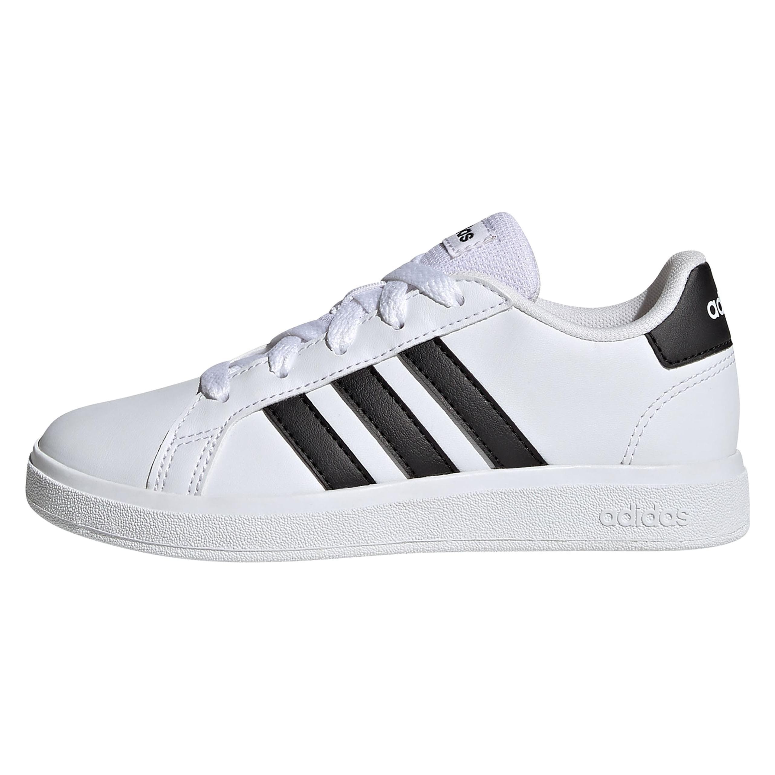 Adidas, Unisex, Sneakers, GRAND COURT 2.0 K,FTWWHT/CBLAC FTWWHT/CBLACK/CBLACK Maat: 28, Wit, (28)