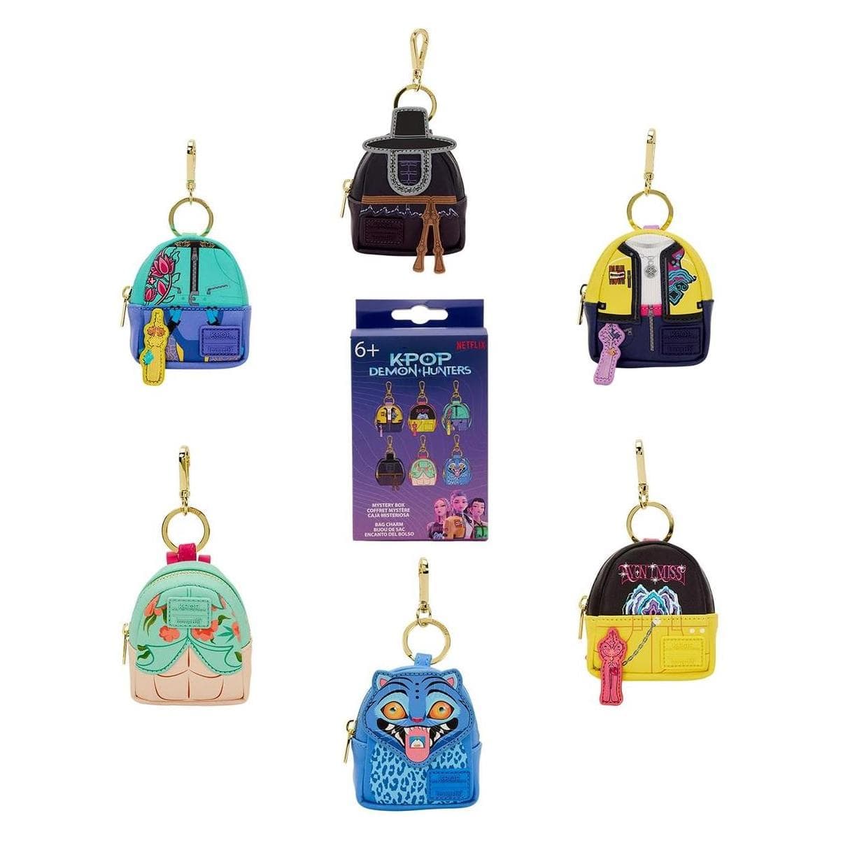 Loungefly KPop Demon Hunters by présentoir Bijoux de sac Mystery Box (15)