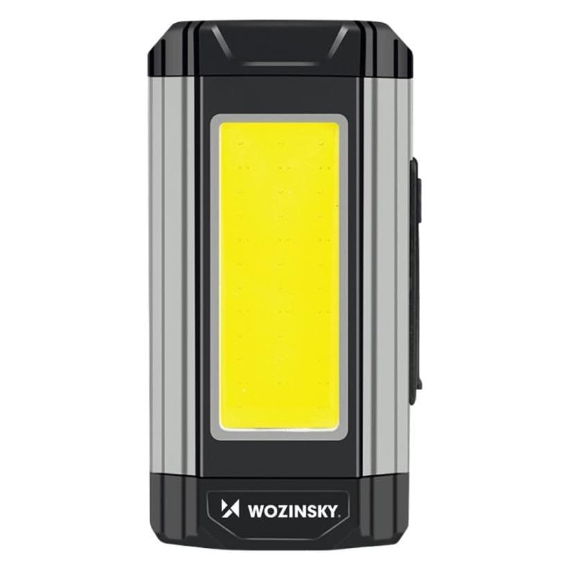 Wozinsky, Arbeitsleuchte, WLR-15W Arbeitsleuchte, 15 W, 1500 lm, CREE-LEDs, IPX6, mit Powerbank-Funktion – Grau (1500 lm)