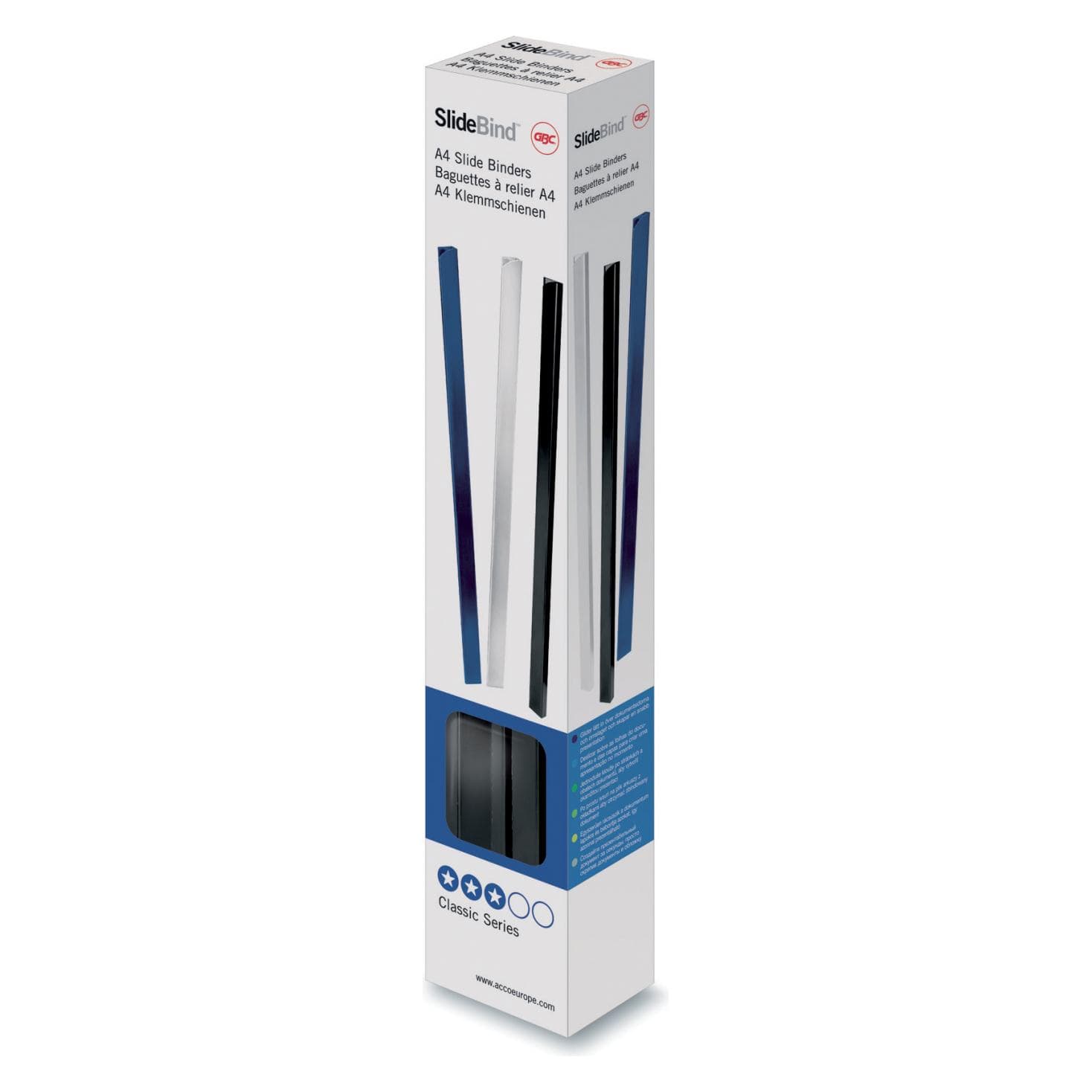 GBC Inschuifbare bindrug, Accessoires voor bindmachines, Wit