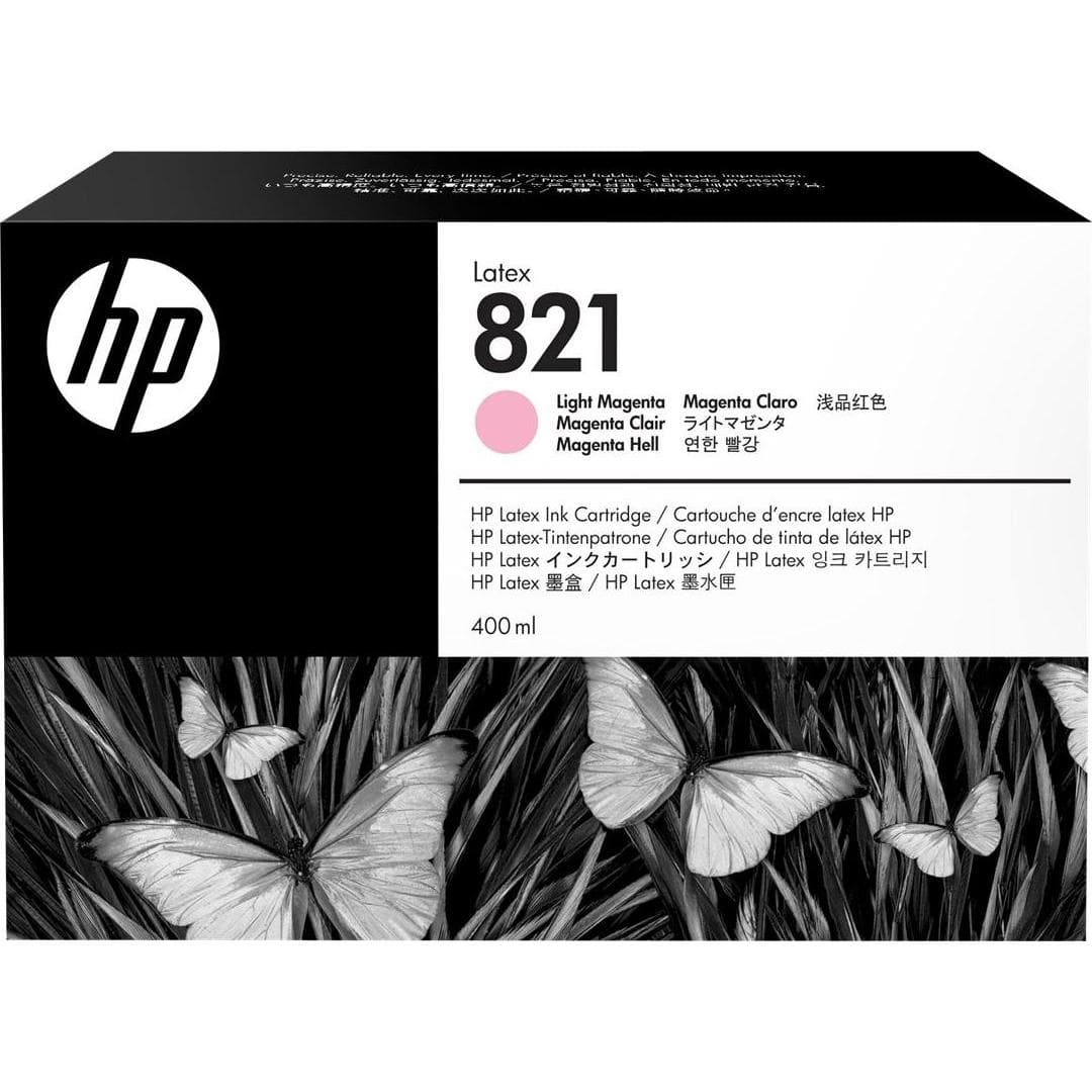 HP, Inkt, 821 400-ML LICHTMAGENTA (LM)