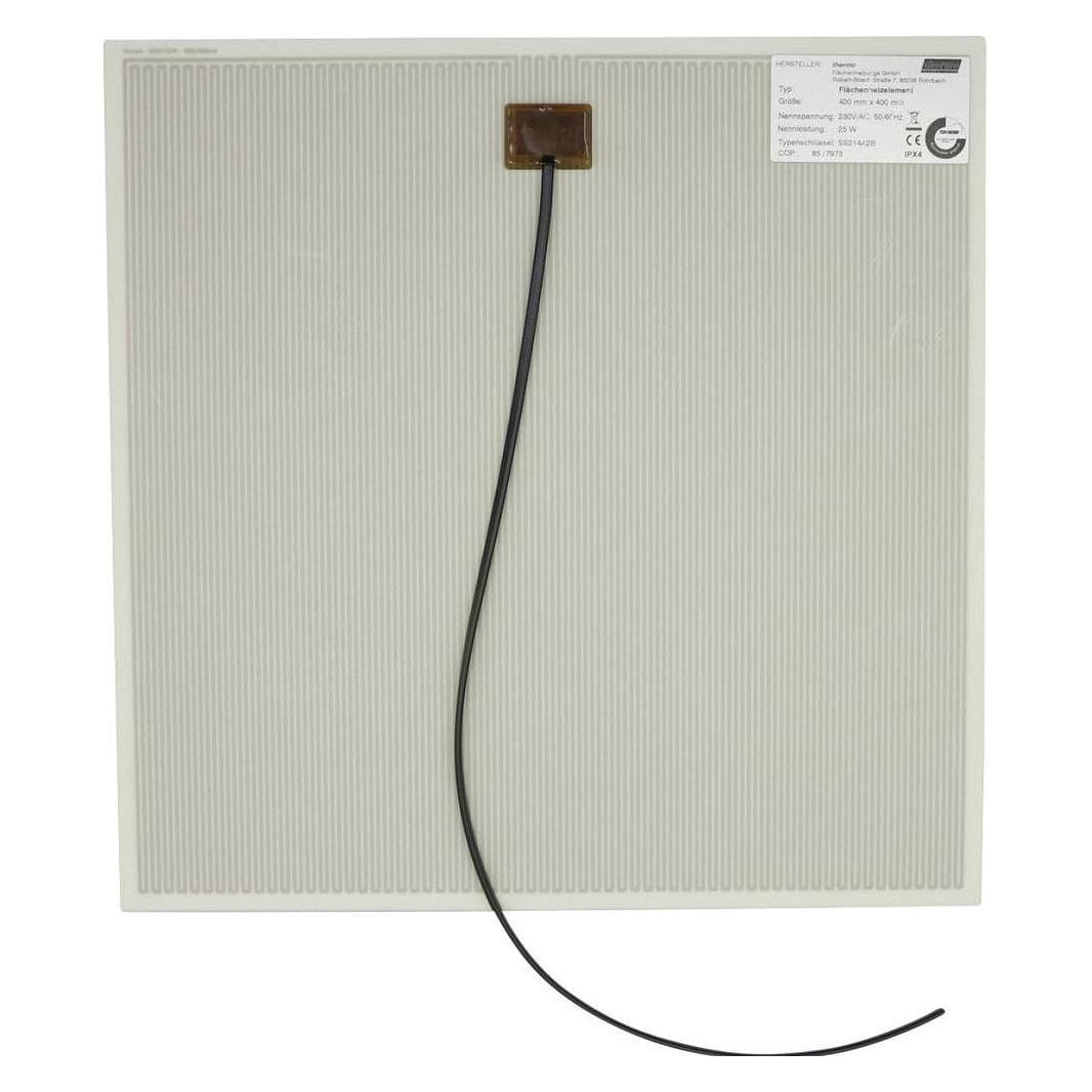 Thermo Tech Heizfolie 230 V/AC, 230 V/DC 25 W Schutzart IPX4 (L x B) 400 mm x, Electronics supplies + Casing, Black