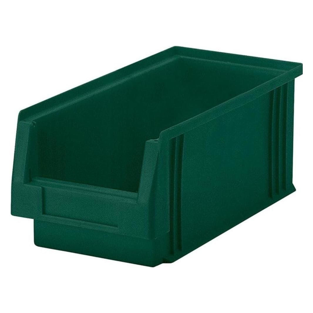 LA-KA-PE, Opslagcontainer, Opbergdoos met open voorzijde PLK L290xB150xH125mm PP groen