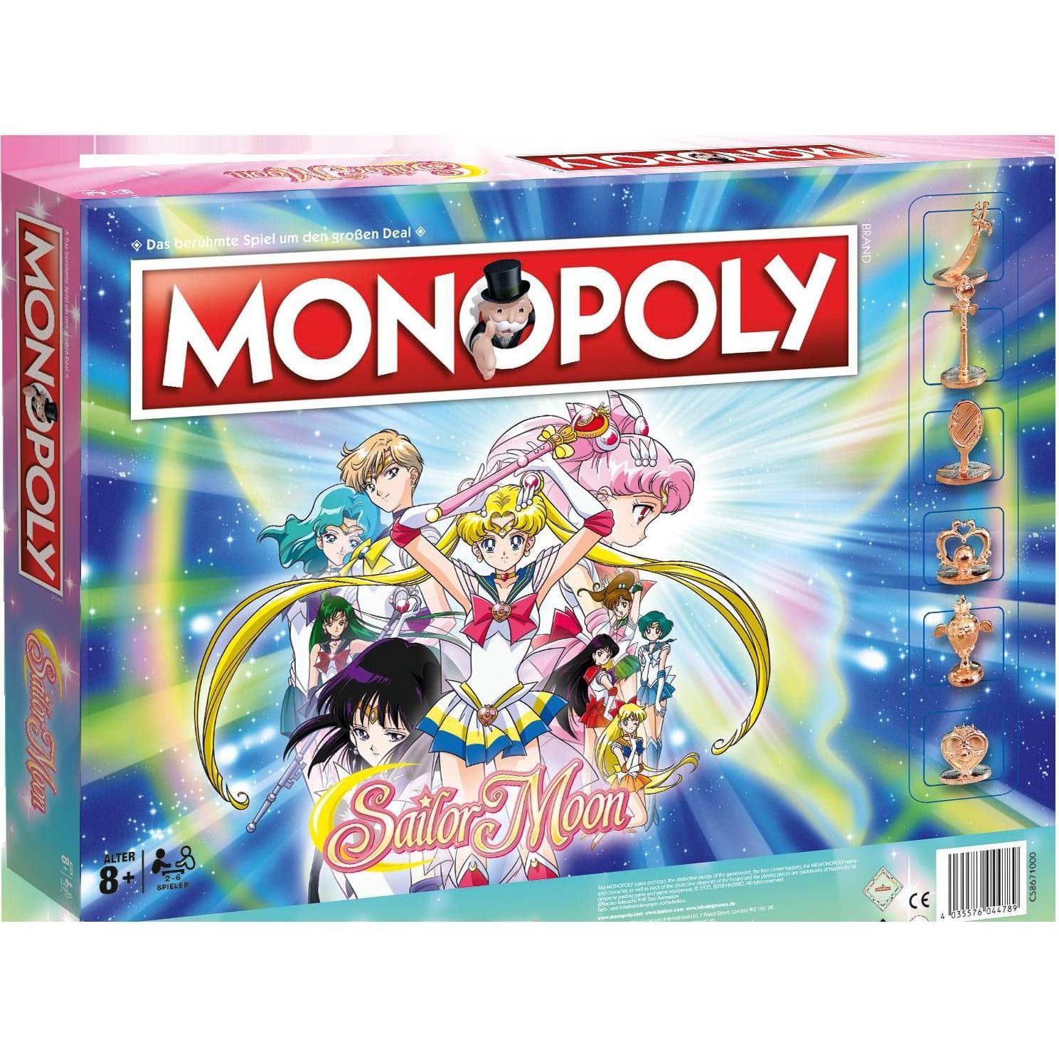 Monopoly Sailor Moon (Duits, 2 - 6 Spelers)
