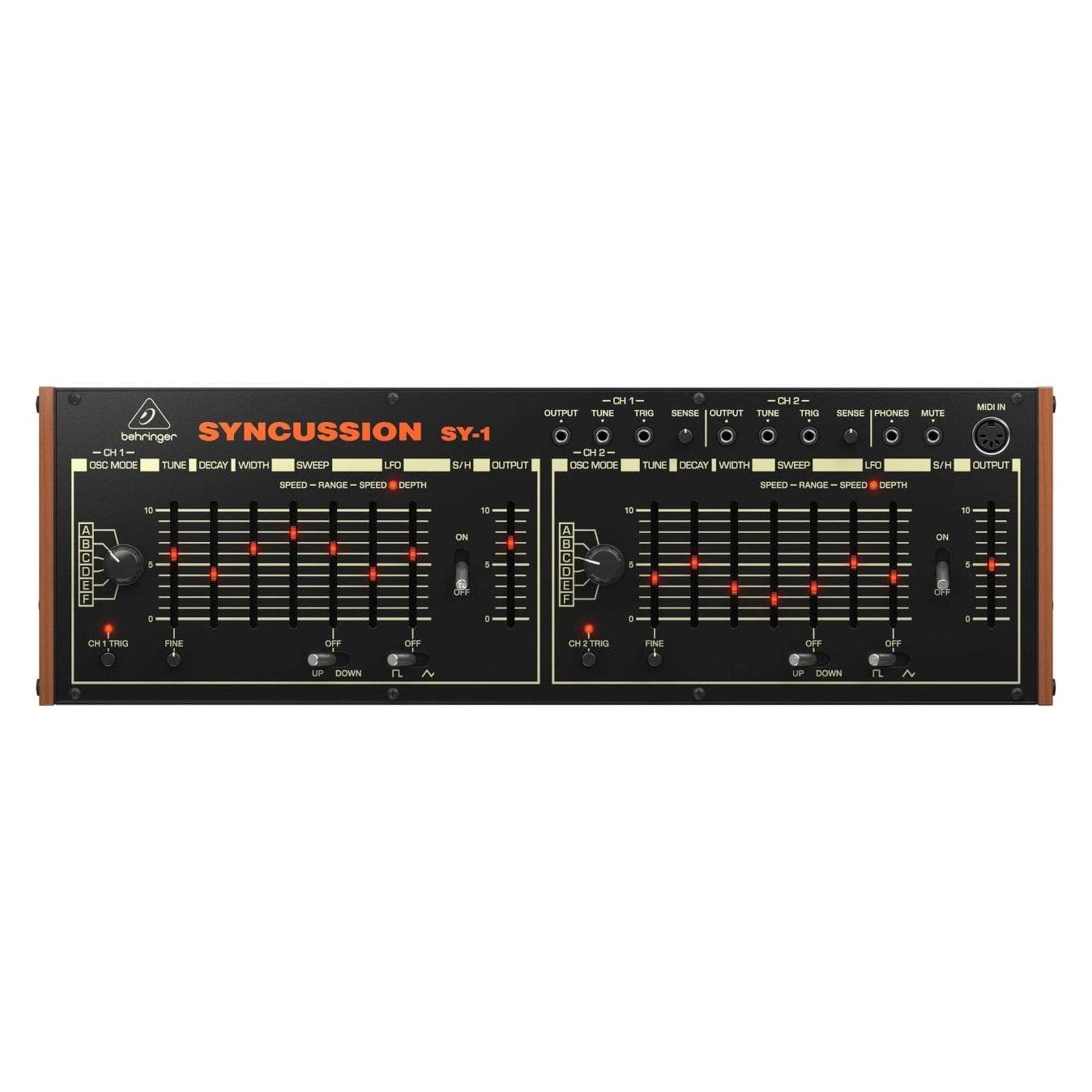 Behringer Syncussion SY-1, Samenstellers, Zwart