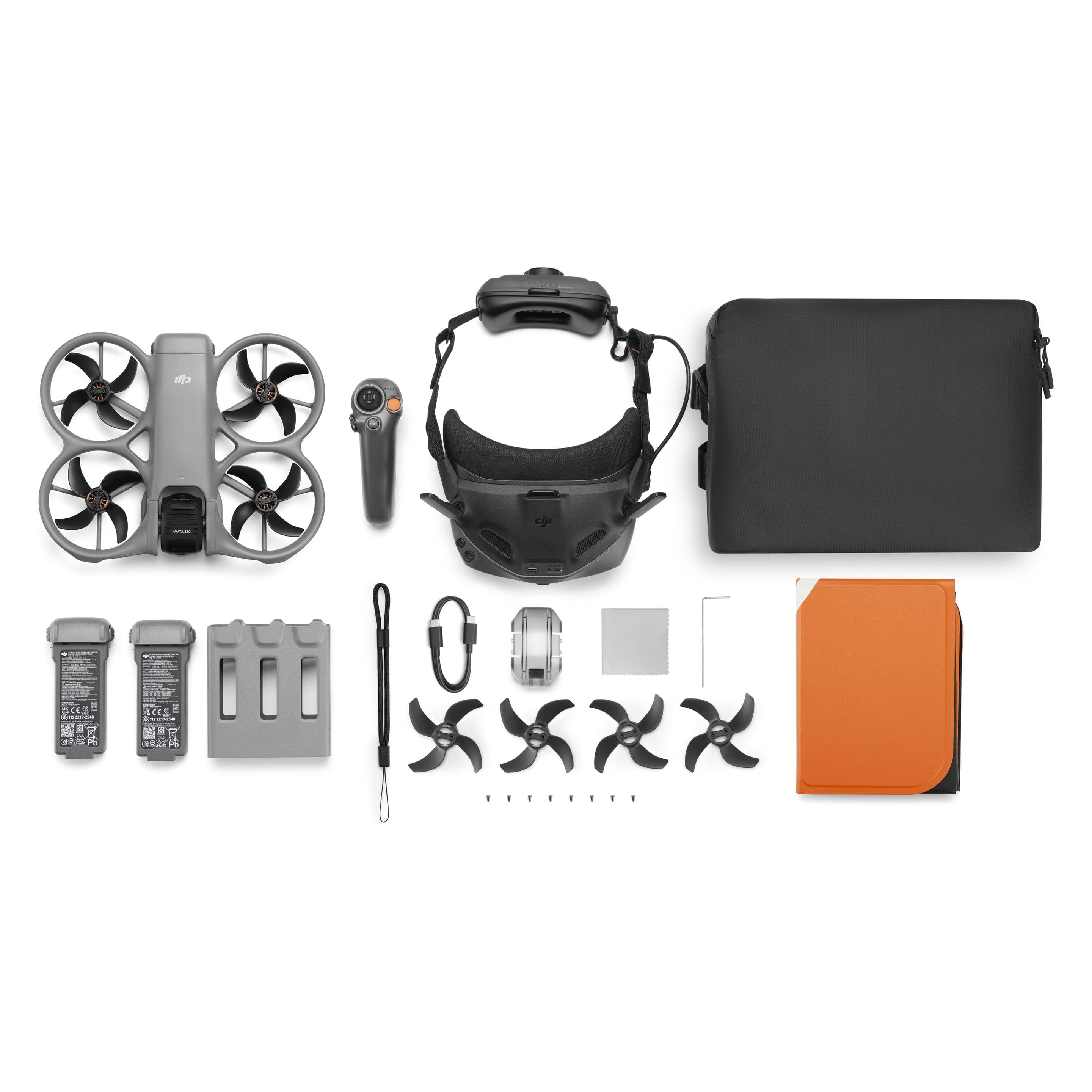 DJI Avata 360 Motion Fly More Combo (DJI Goggles N3) (23 min, 455 g, 120 Mpx), Drohne, Grau