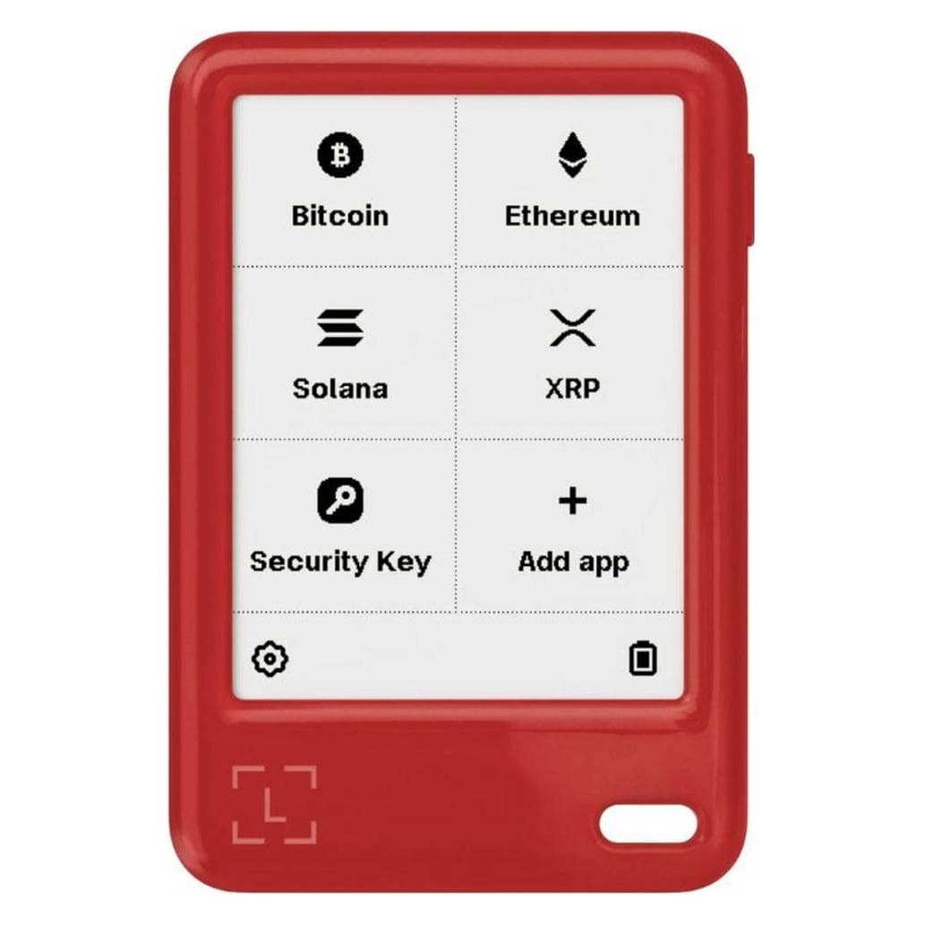 Ledger Nano Gen 5 inkl. Recovery Key - Cherry Red, Crypto Wallet, Rood
