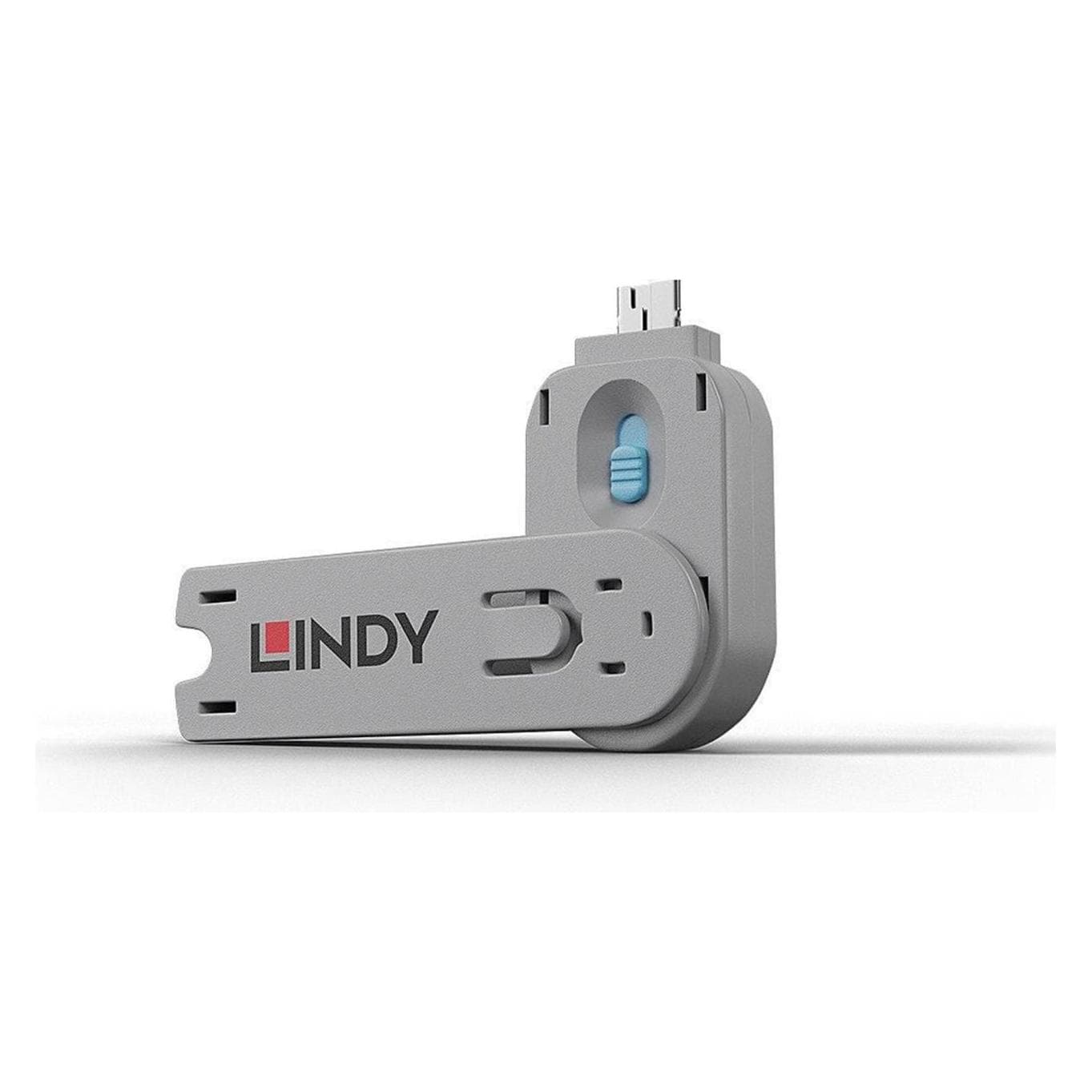 Lindy Key for USB port lock, Notebook security, Blue