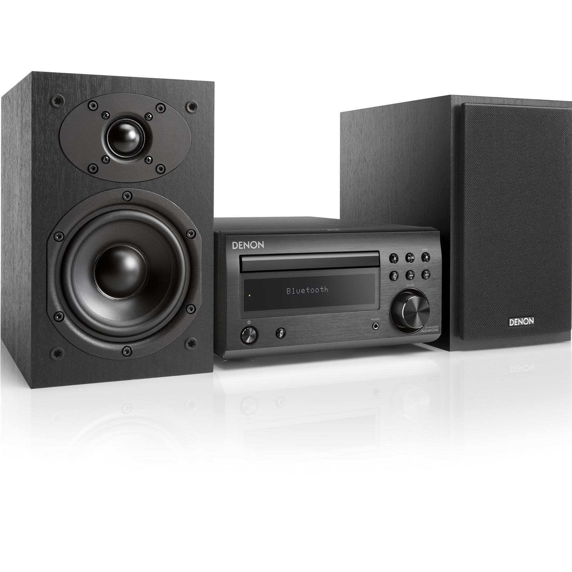 Denon D-M41DAB (Bluetooth, CD Speler, 2x 30 W), Stereosysteem, Zwart