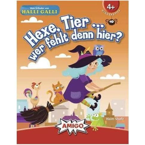 Amigo Hexe, Tier... wer fehlt denn hier? ab 4 Jahren, 2-4 Spieler, Dauer 10 Min. (Deutsch, 2 - 4 Spieler)
